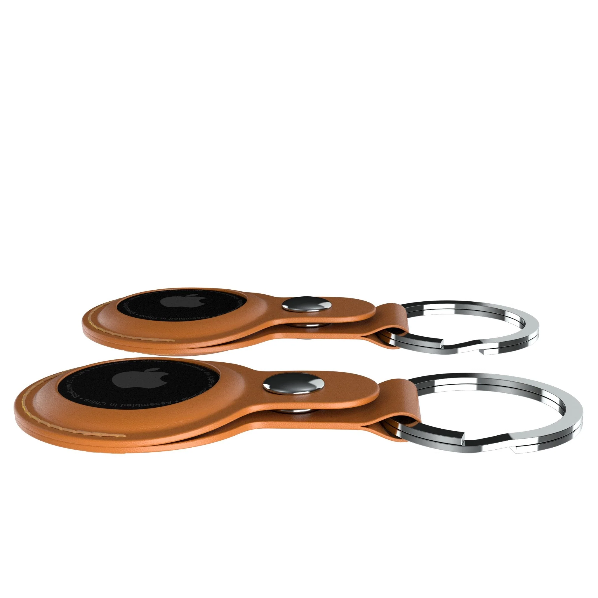 Syracuse University Orange Burn Brown Airtag Holder 2-Pack - Image 5