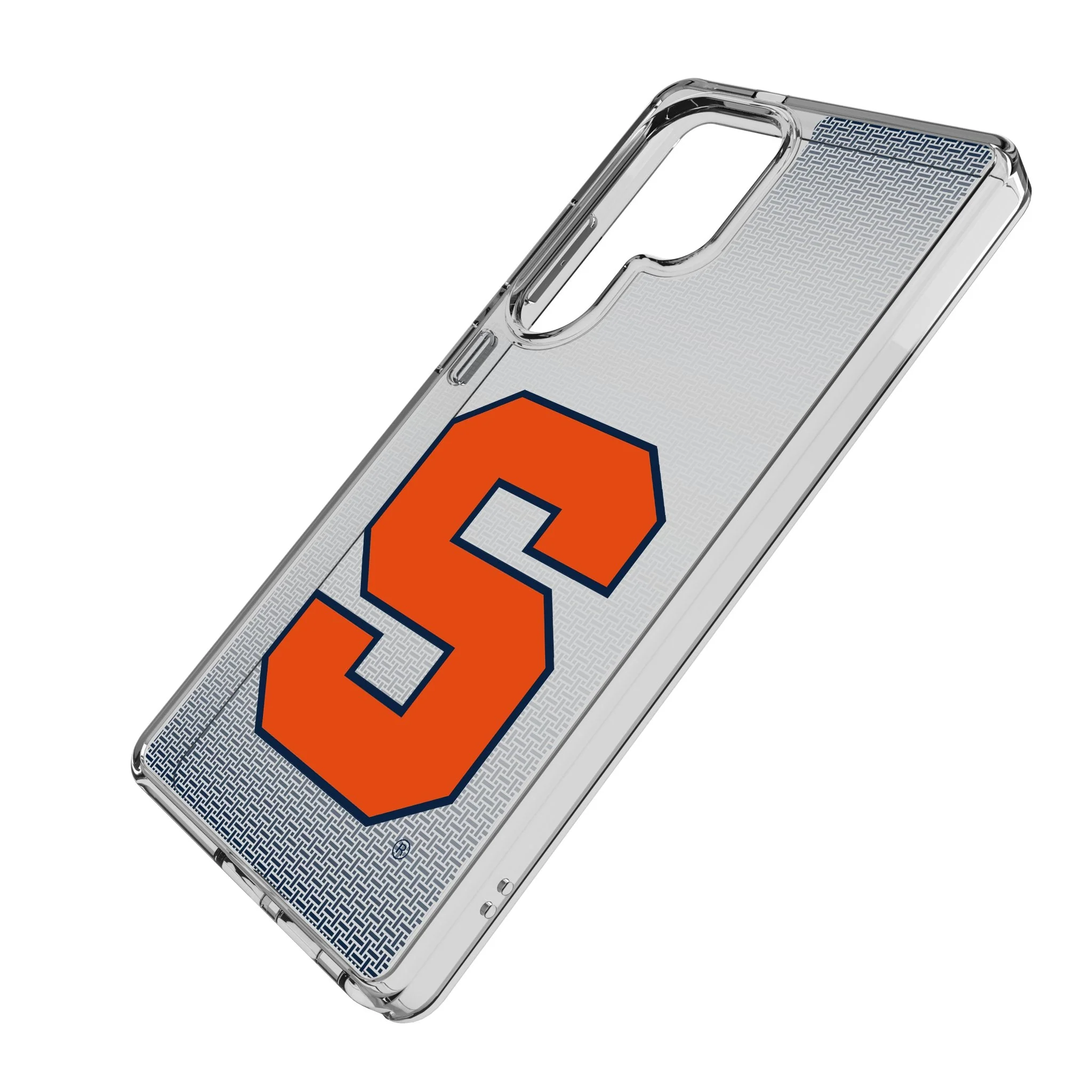 Syracuse University Orange Linen Clear Phone Case for Samsung Galaxy - Image 2