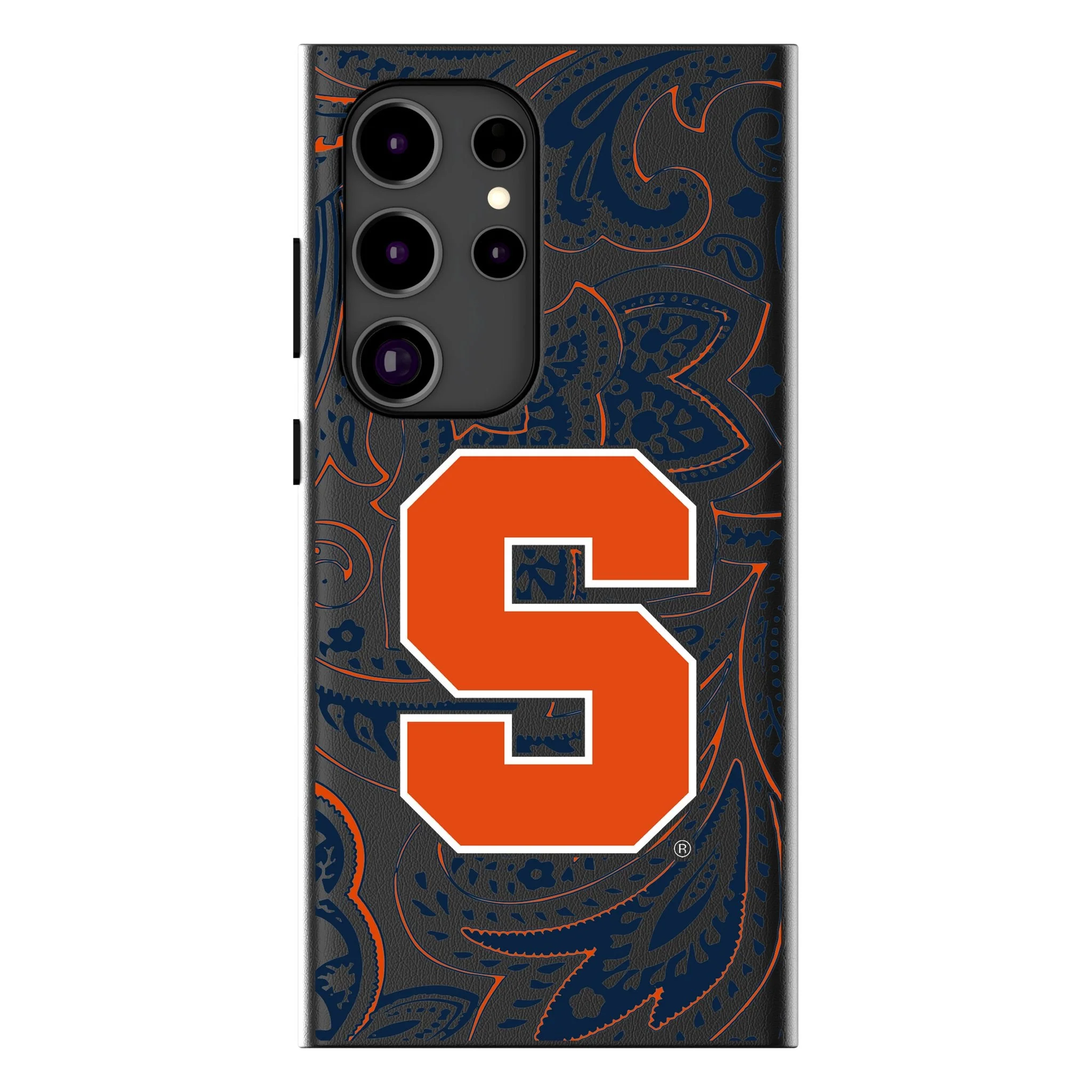 Syracuse University Orange Paisley MagSafe Compatible Phone Case for Samsung Galaxy