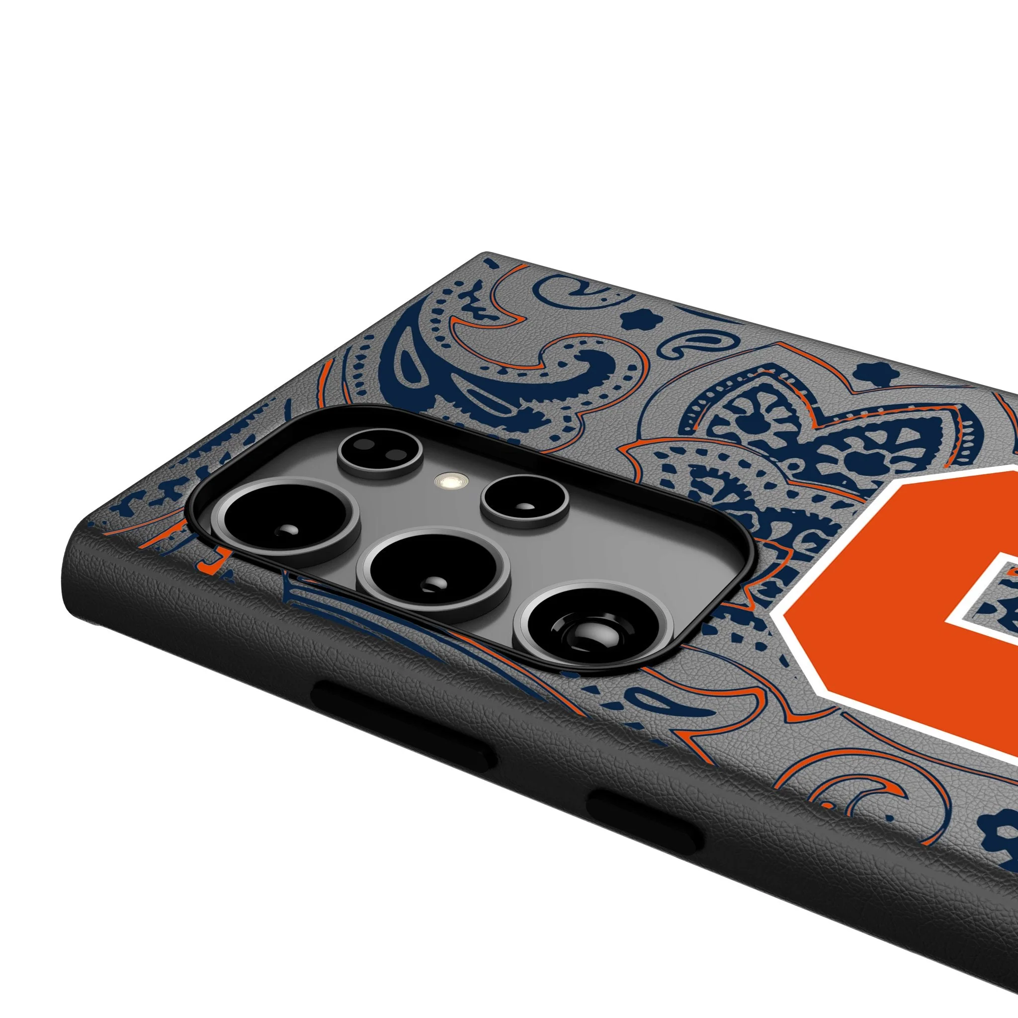 Syracuse University Orange Paisley MagSafe Compatible Phone Case for Samsung Galaxy - Image 4