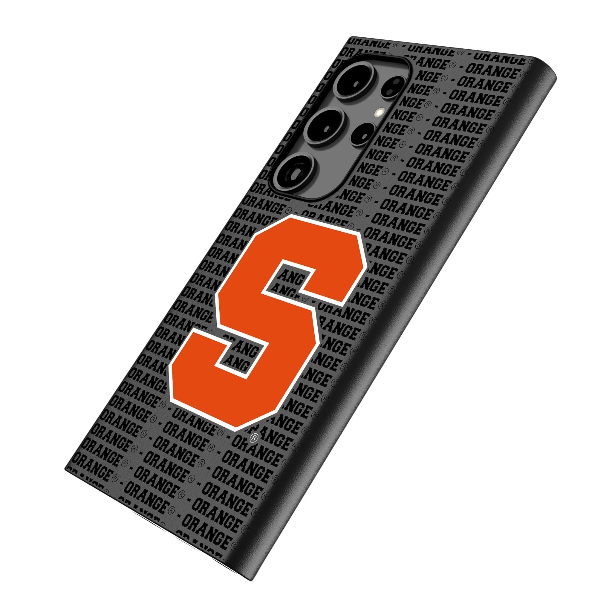 Syracuse University Orange Text Backdrop MagSafe Compatible Phone Case for Samsung Galaxy - Image 2