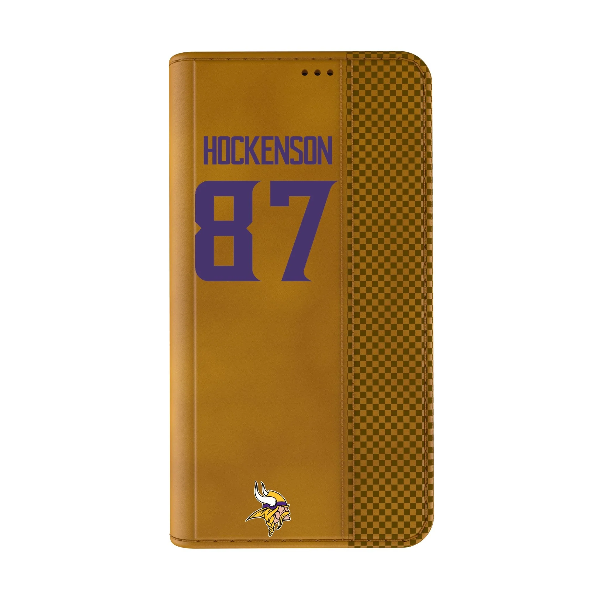 T.J. Hockenson Minnesota Vikings 87 Game Tactic Folio Phone Case for Apple iPhone - Image 2
