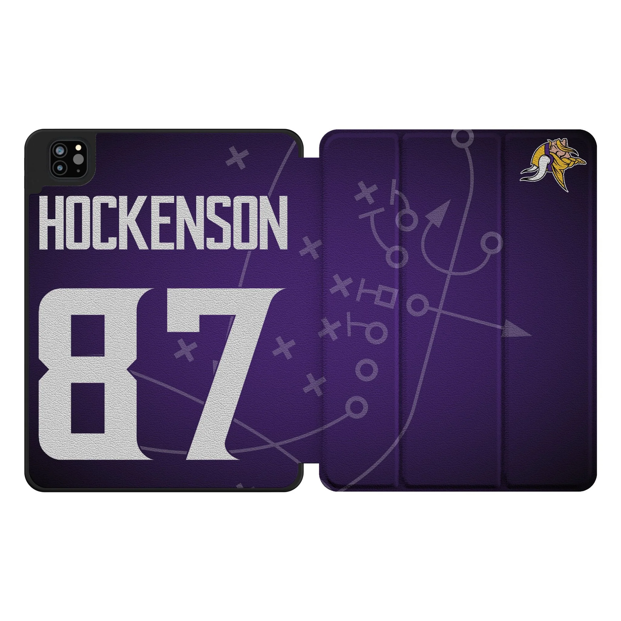 T.J. Hockenson Minnesota Vikings 87 Ready Tablet Case for Apple iPad