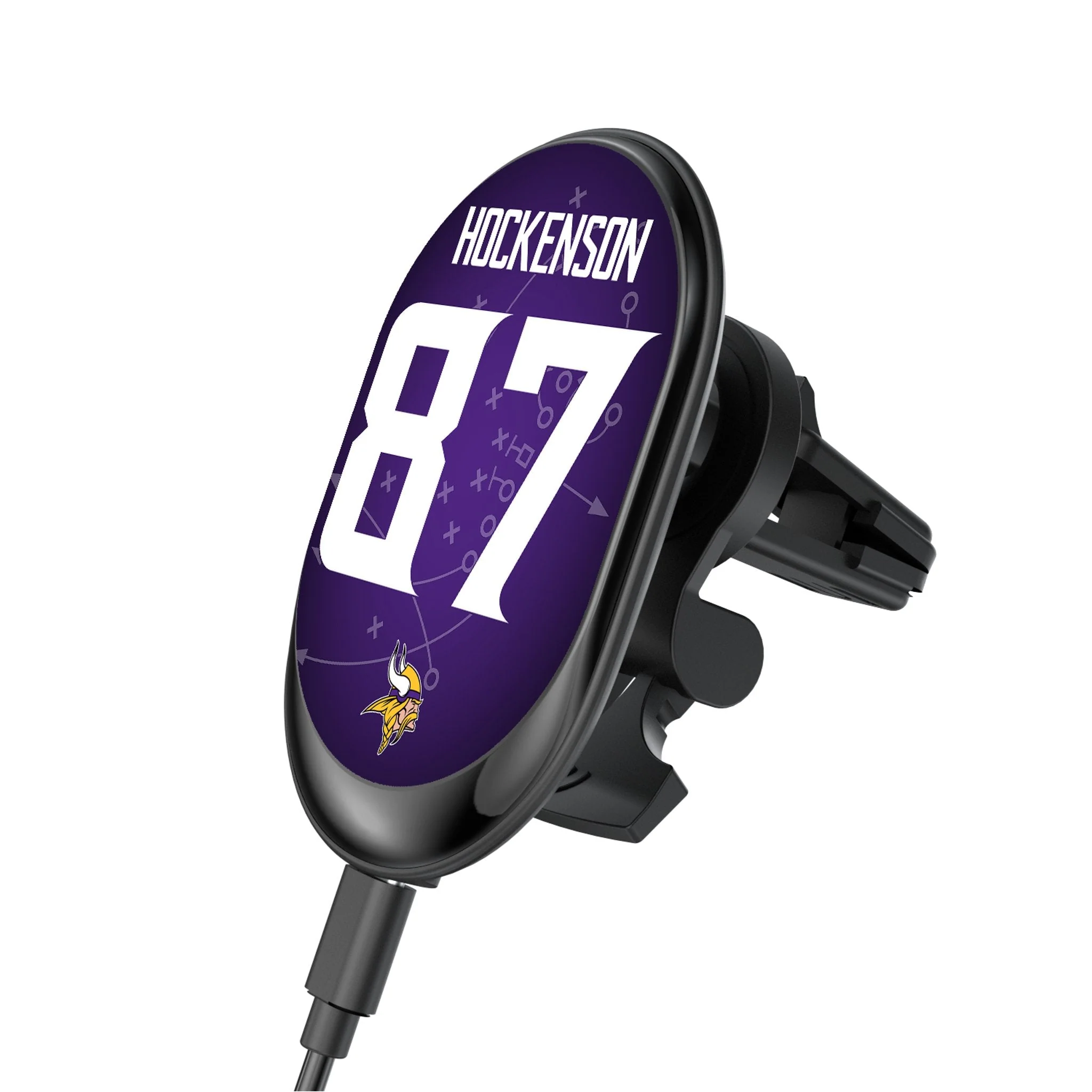 T.J. Hockenson Minnesota Vikings 87 Ready Wireless Mag Car Charger