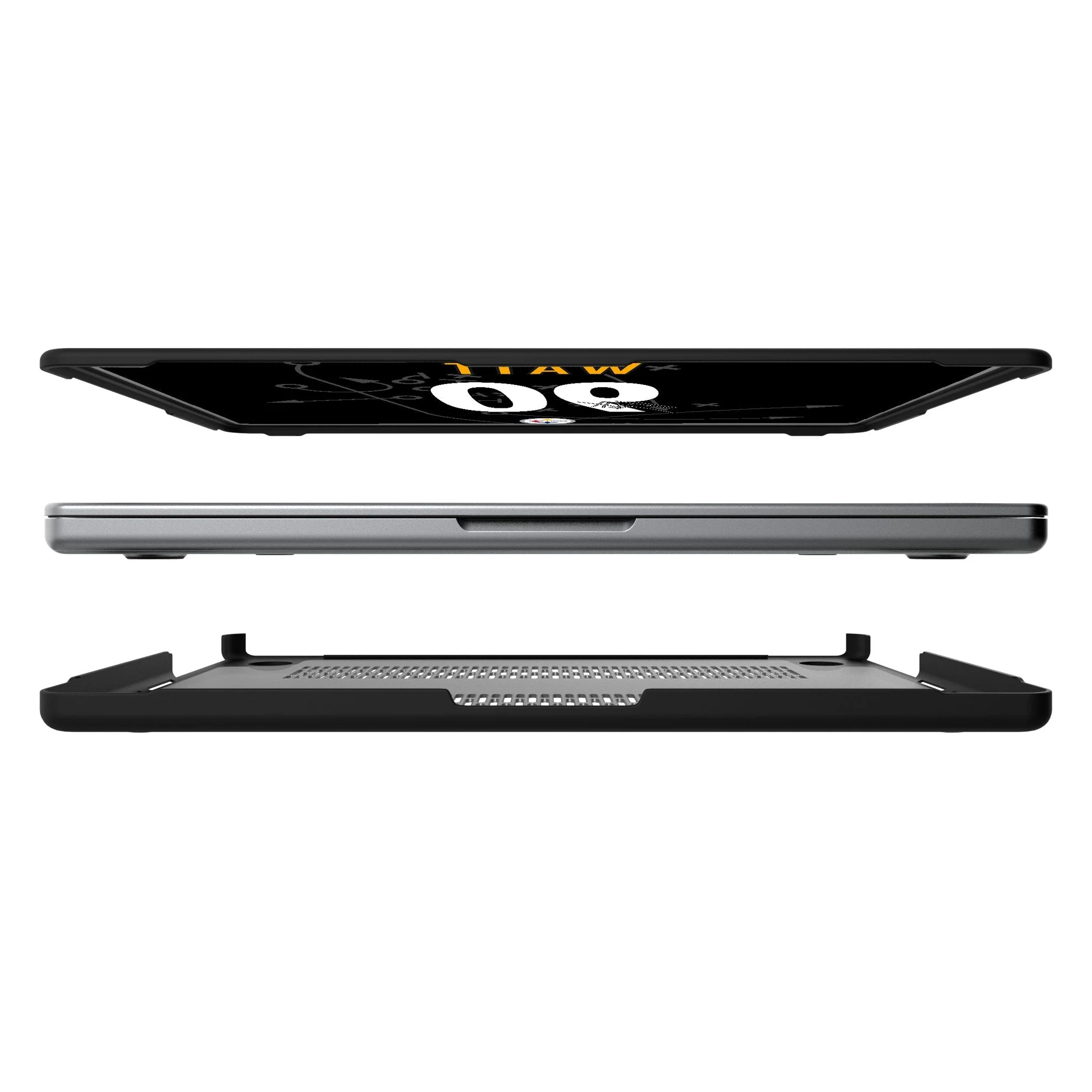 T.J. Watt Pittsburgh Steelers 90 Game Tactic Laptop Case for Apple MacBook - Image 7