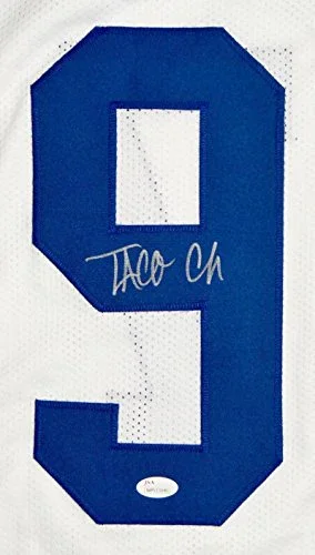 Taco Charlton Autographed Blue Pro Style Jersey- JSA Witnessed Auth - Image 3