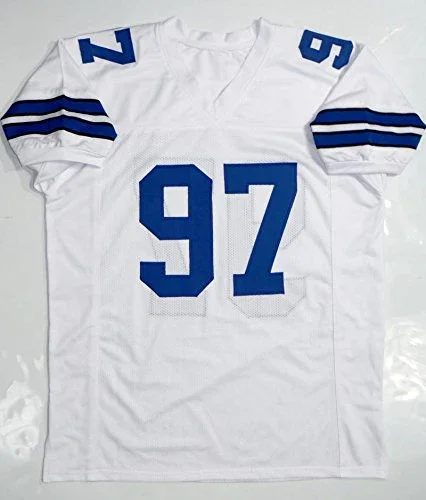 Taco Charlton Autographed Blue Pro Style Jersey- JSA Witnessed Auth - Image 4