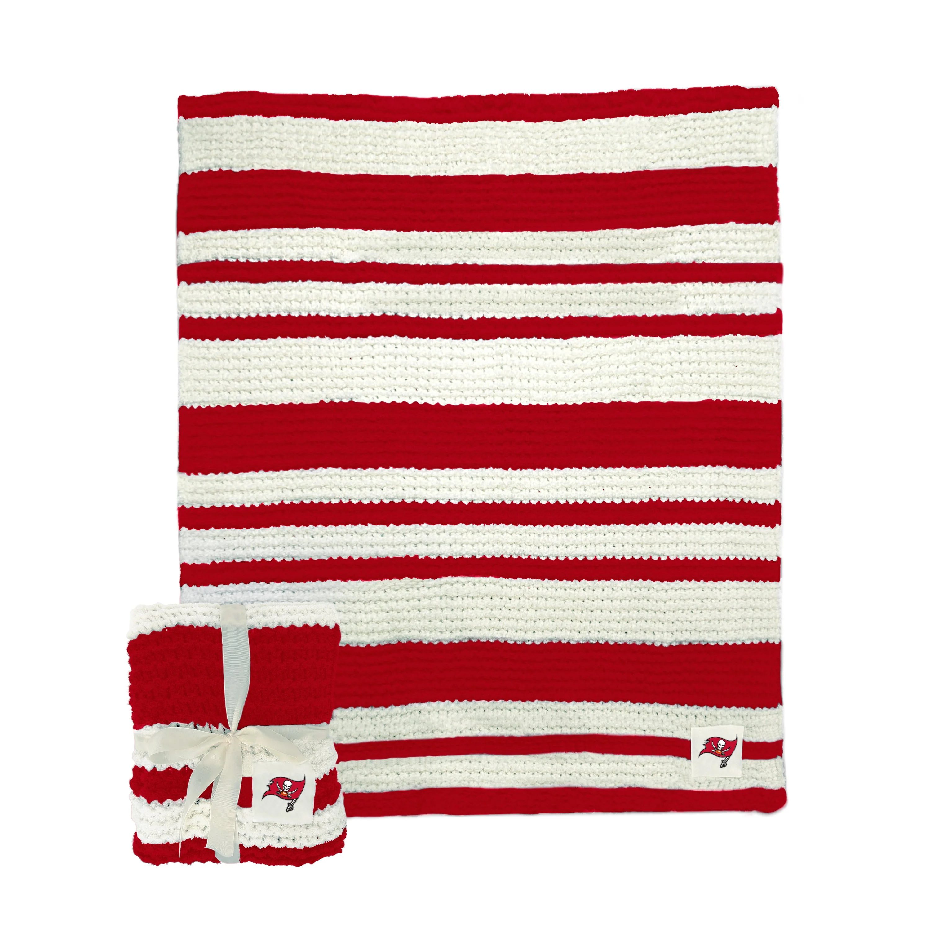 Tampa Bay Buccaneers Cable Knit Throw 50x60