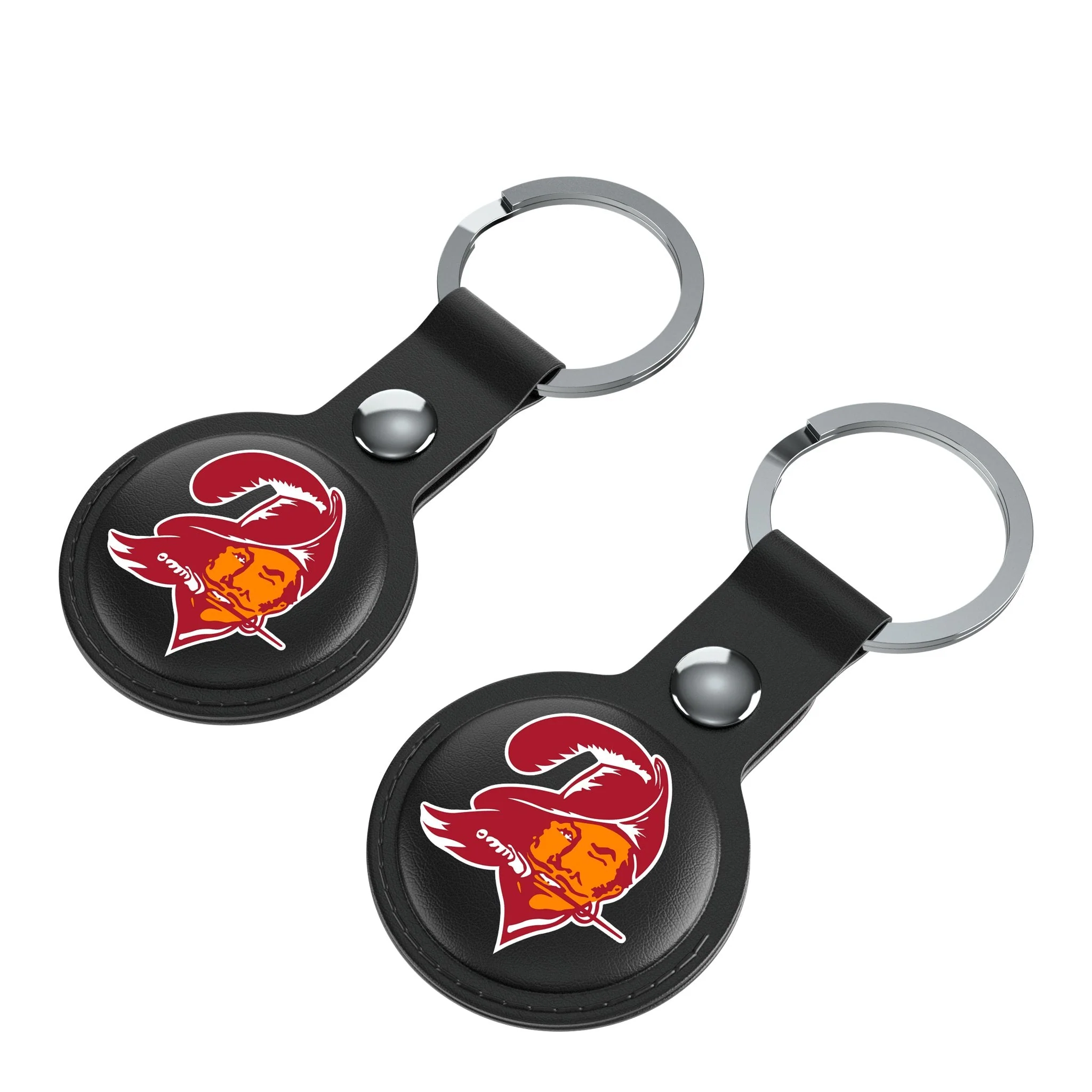 Tampa Bay Buccaneers Historic Collection Insignia Black Airtag Holder 2-Pack - Image 3