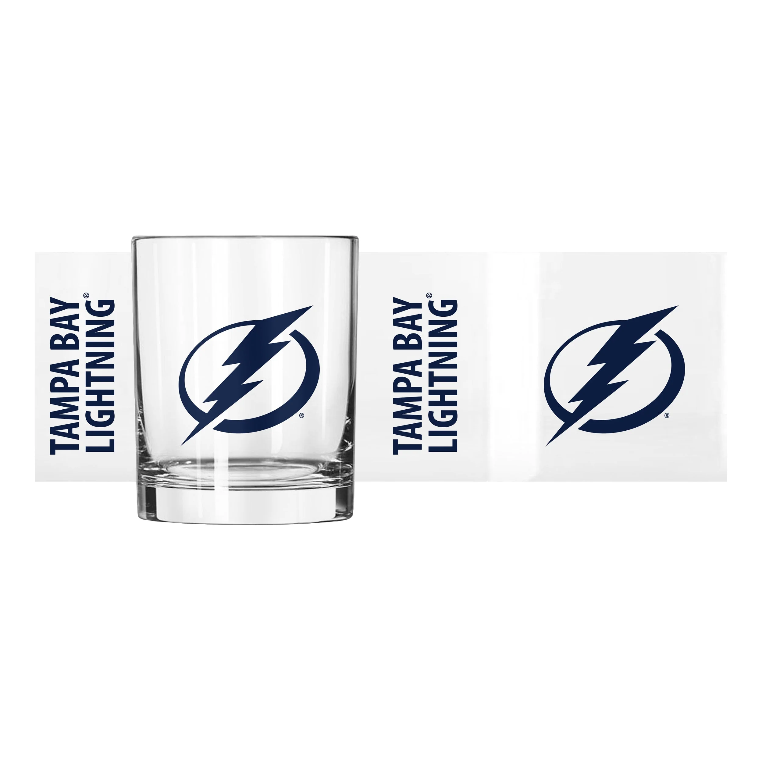 Tampa Bay Lightning 14oz Gameday Rocks Glass - Image 2