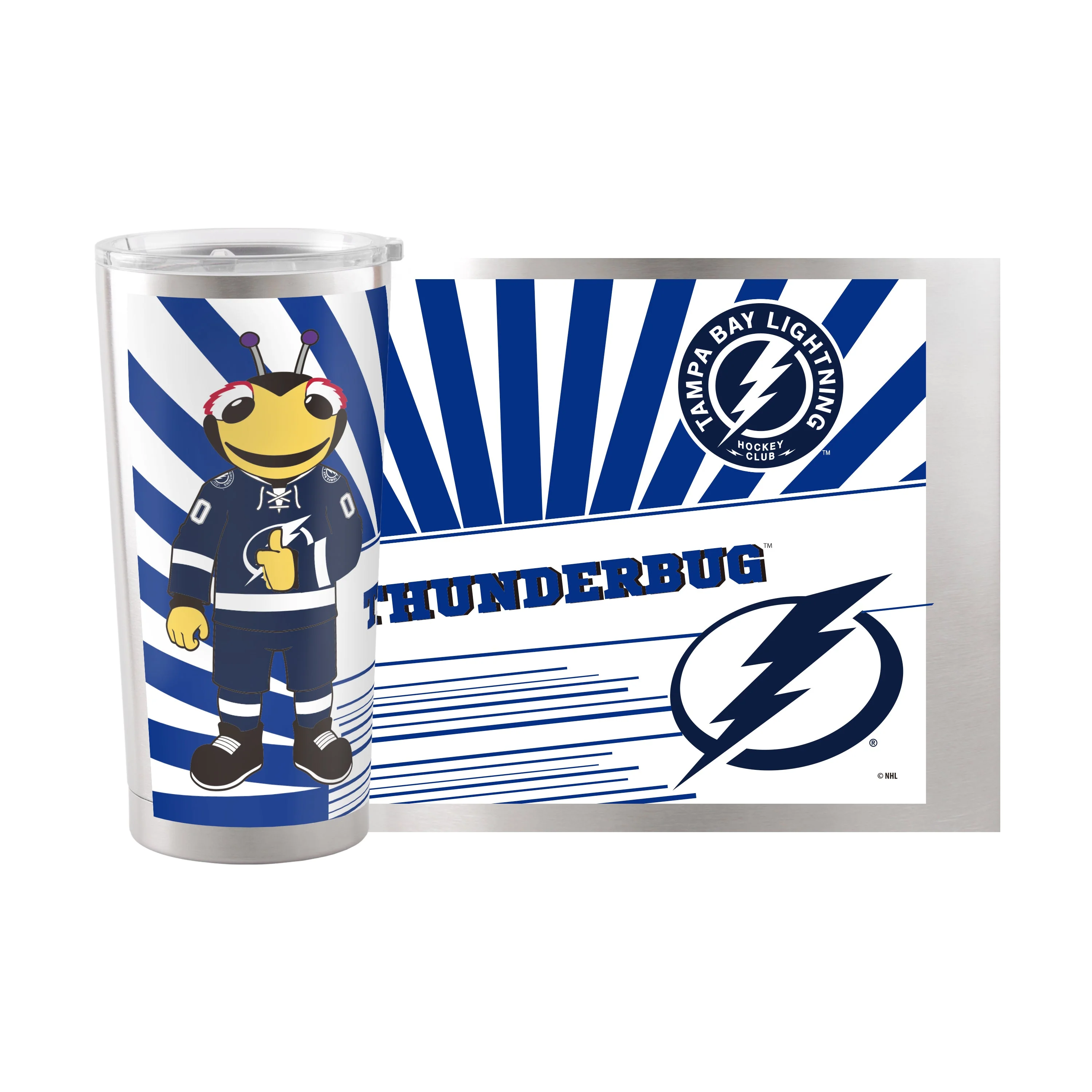 Tampa Bay Lightning 20oz Mascot Stainless Steel Tumbler - Image 2