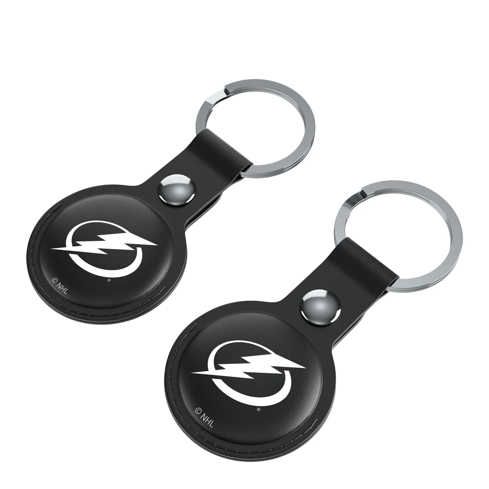 Tampa Bay Lightning Insignia Black Airtag Holder 2-Pack - Image 3