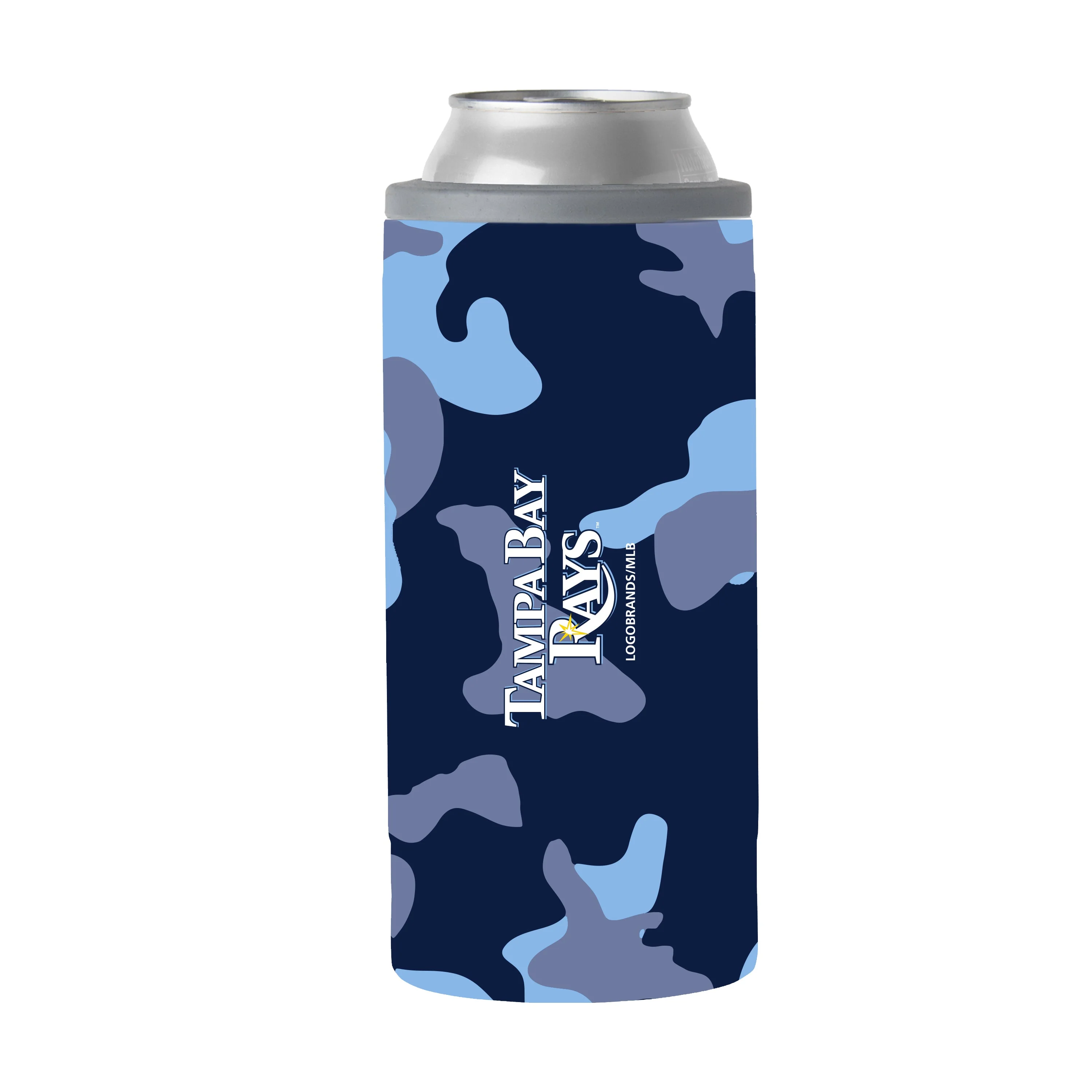 Tampa Bay Rays 12oz Camo Slim Can Coolie - Image 2