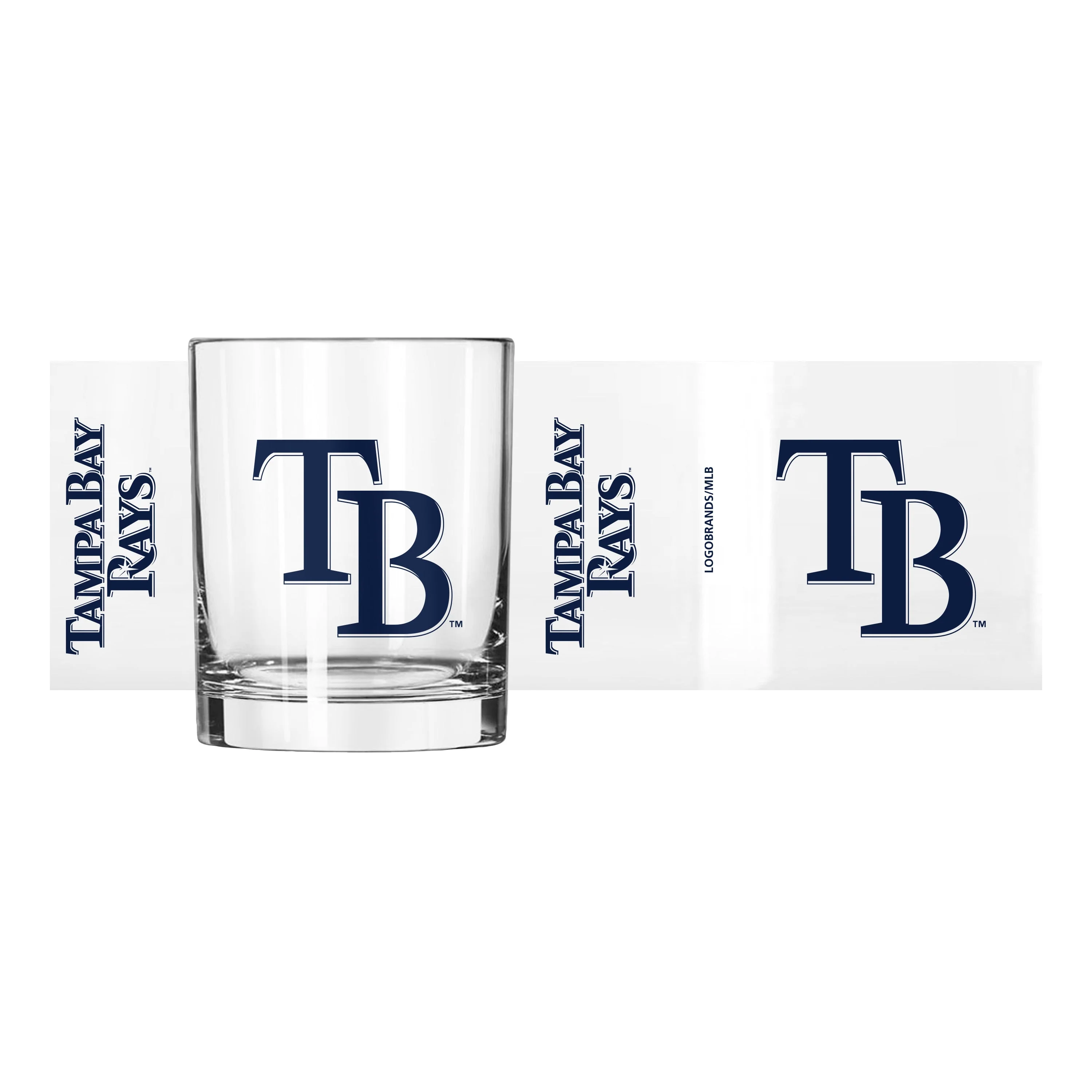 Tampa Bay Rays 14oz Gameday Rocks Glass - Image 2