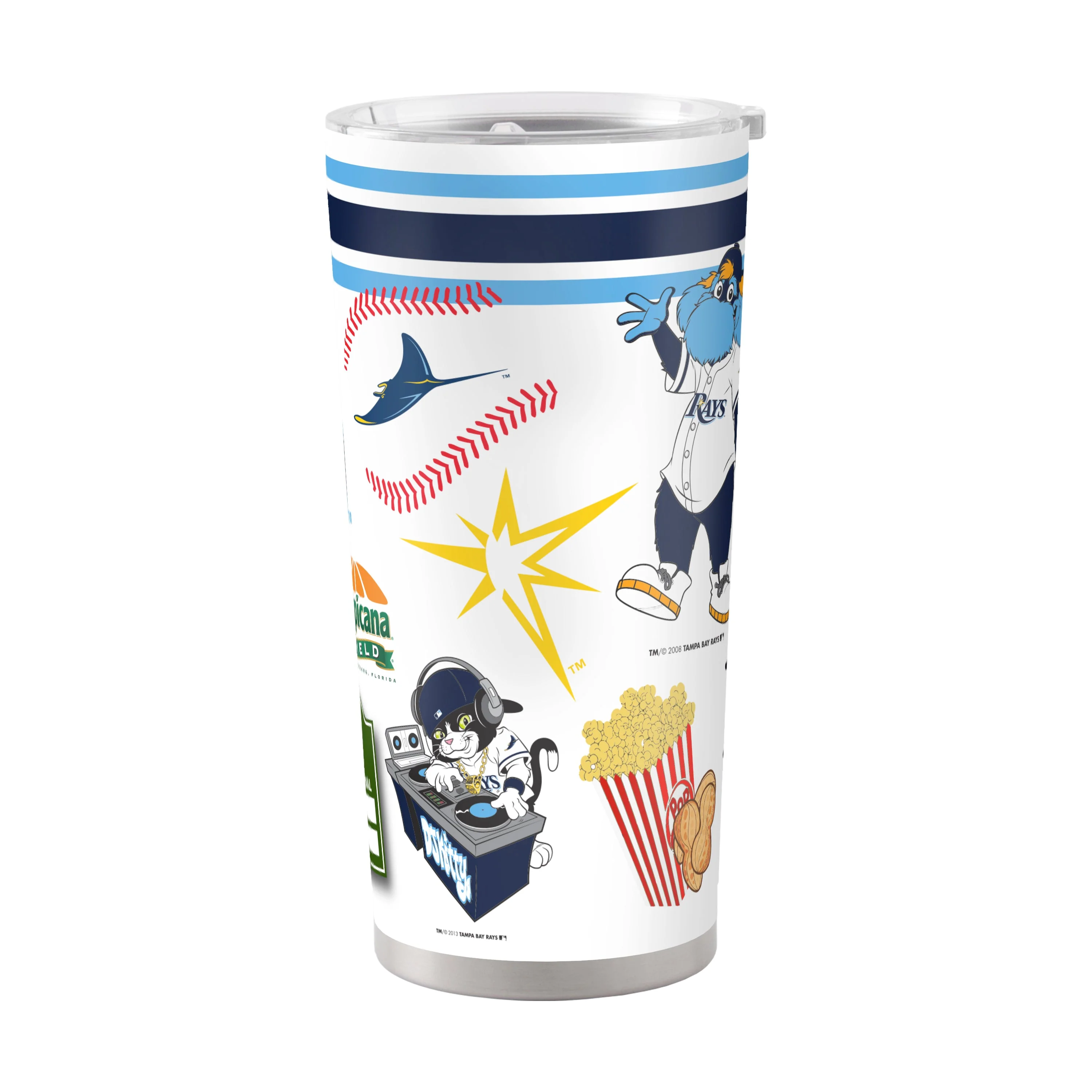 Tampa Bay Rays 20oz Native Stainless Steel Tumbler