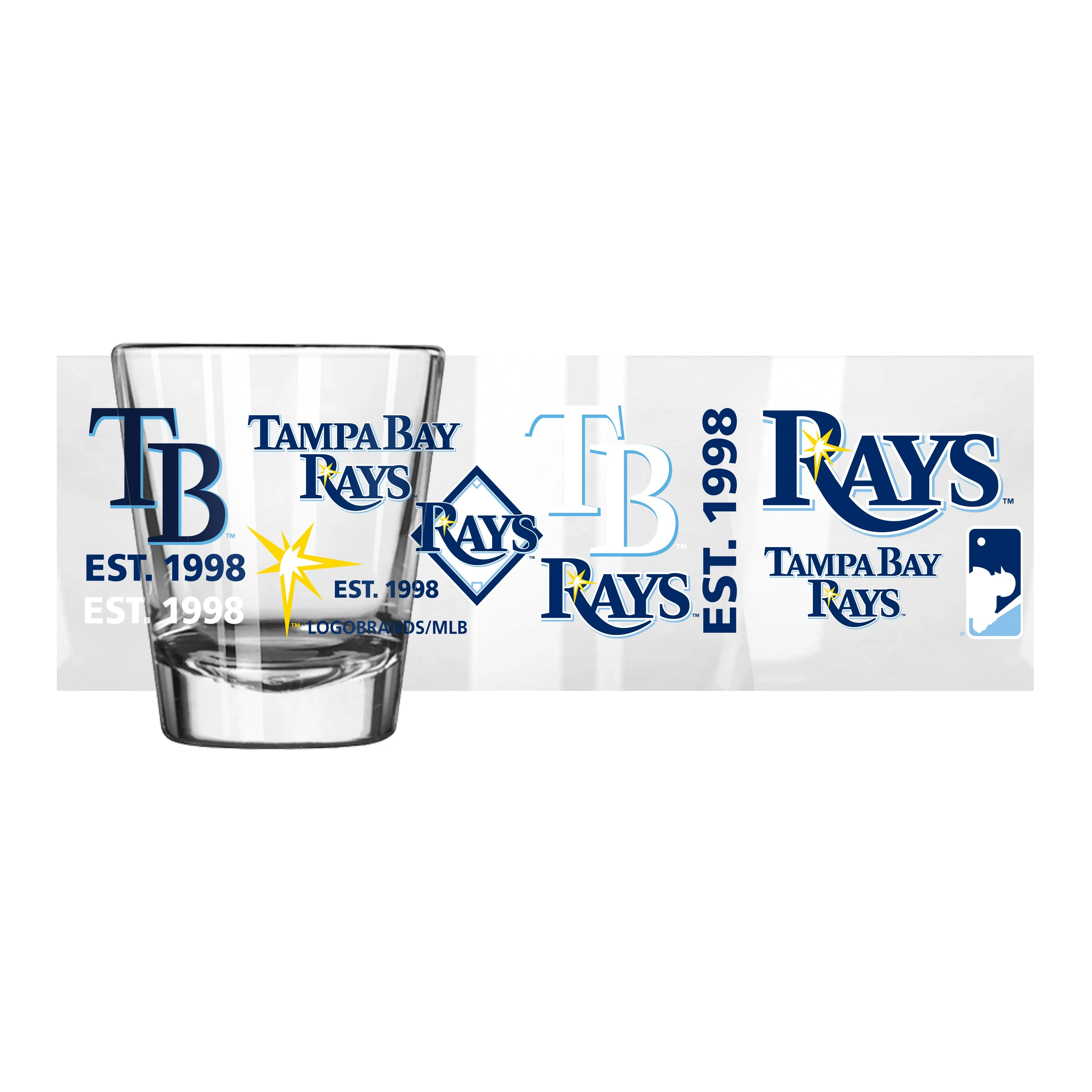 Tampa Bay Rays 2oz Spirit Shot Glass - Image 2