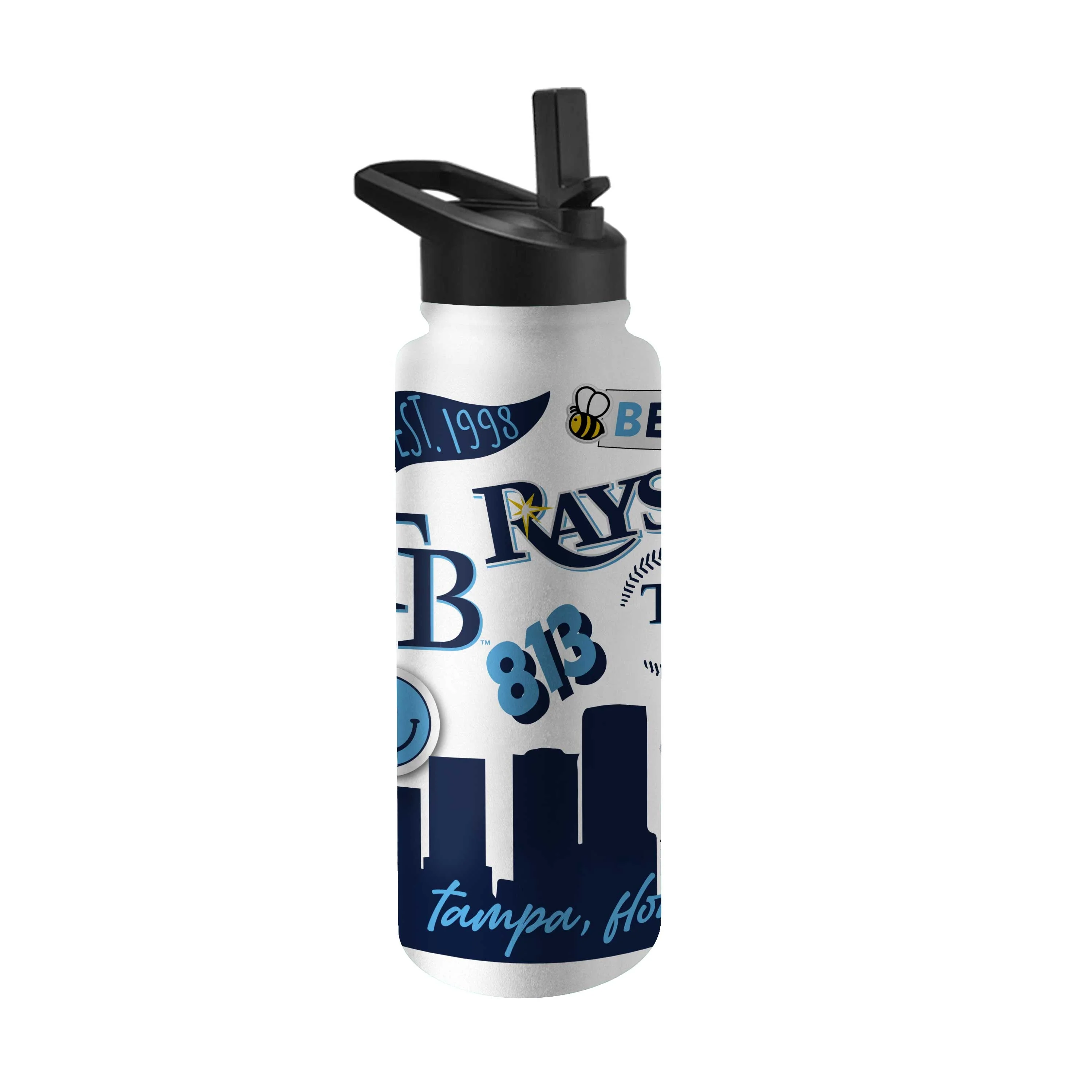 Tampa Bay Rays 34oz Native Quencher Bottle - Image 2