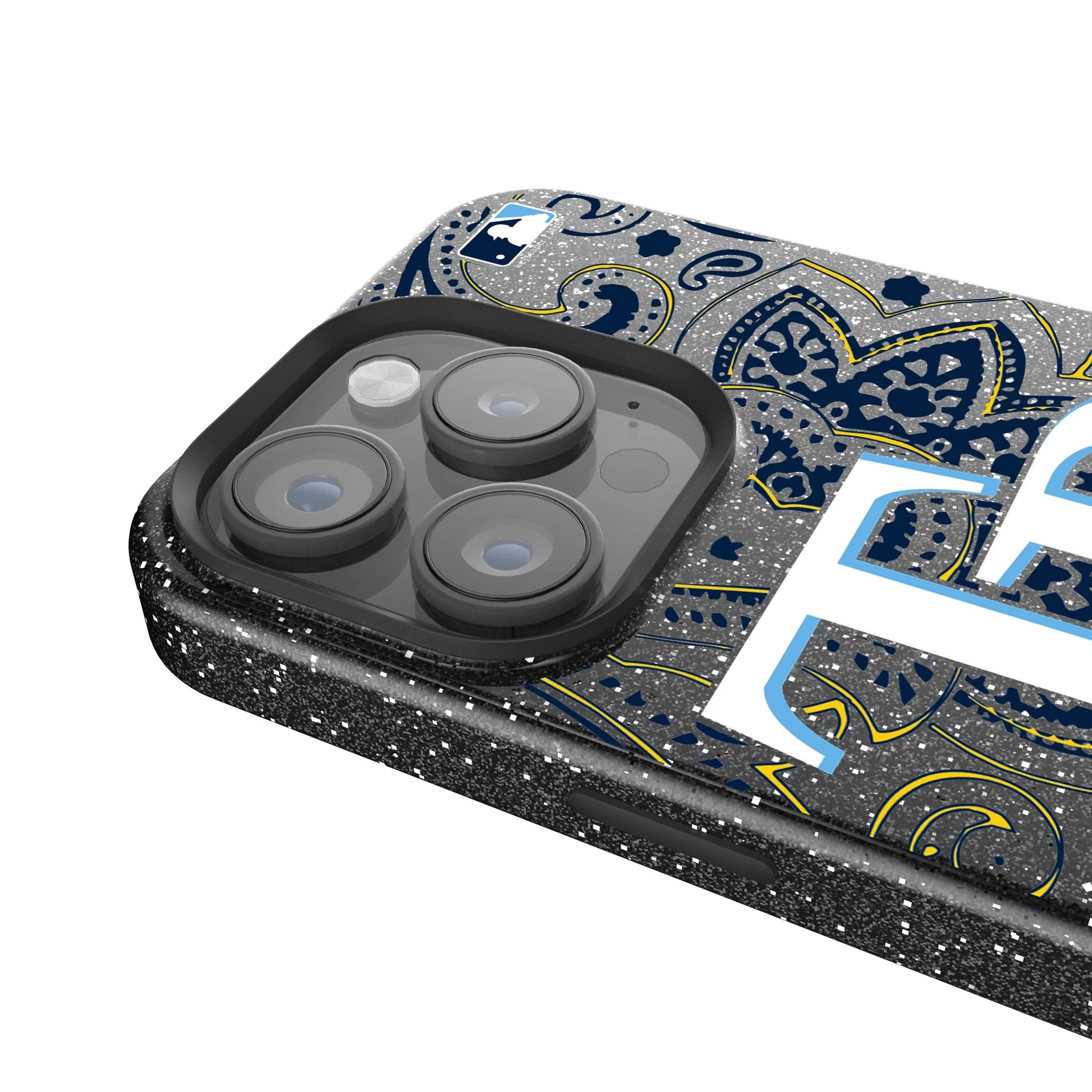 Tampa Bay Rays Paisley Bling Phone Case - Image 4