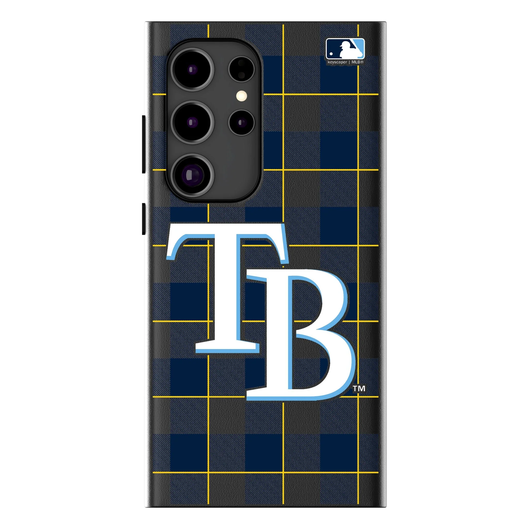 Tampa Bay Rays Plaid MagSafe Compatible Phone Case for Samsung Galaxy