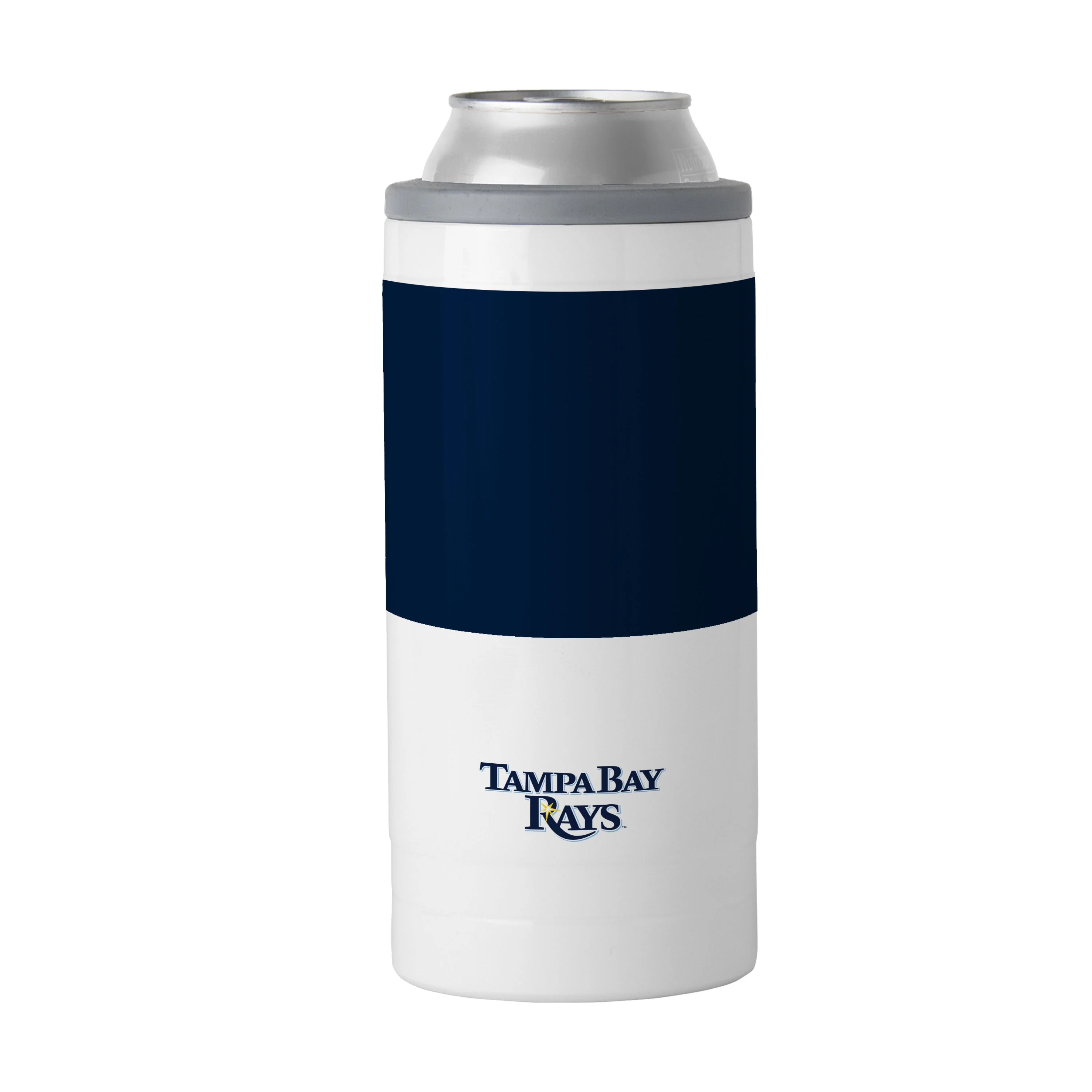 Tampa Bay Rays Slim Colorblock Can Coolie - Image 2