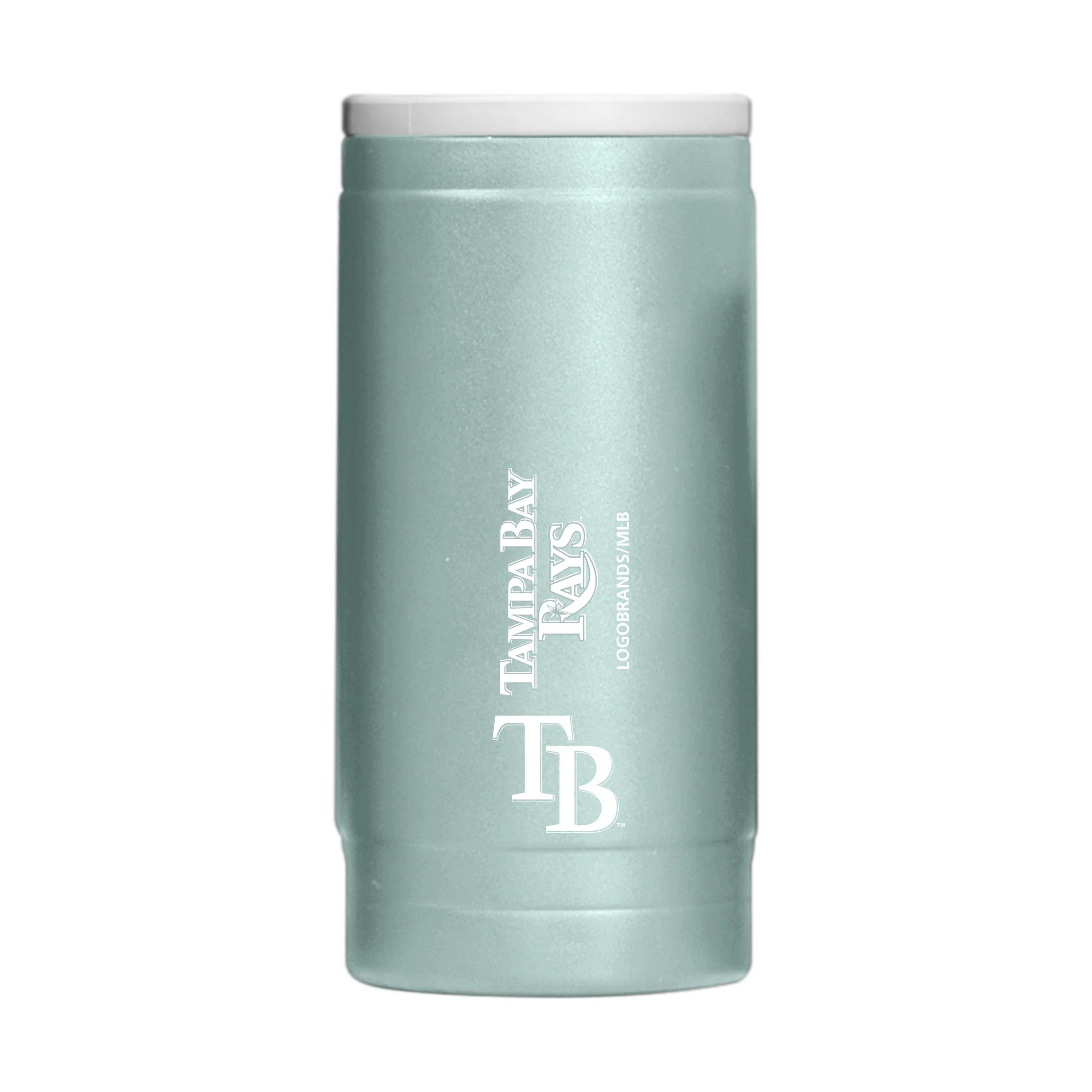 Tampa Bay Rays Vertical Powder Coat Slim Can Coolie - Image 2