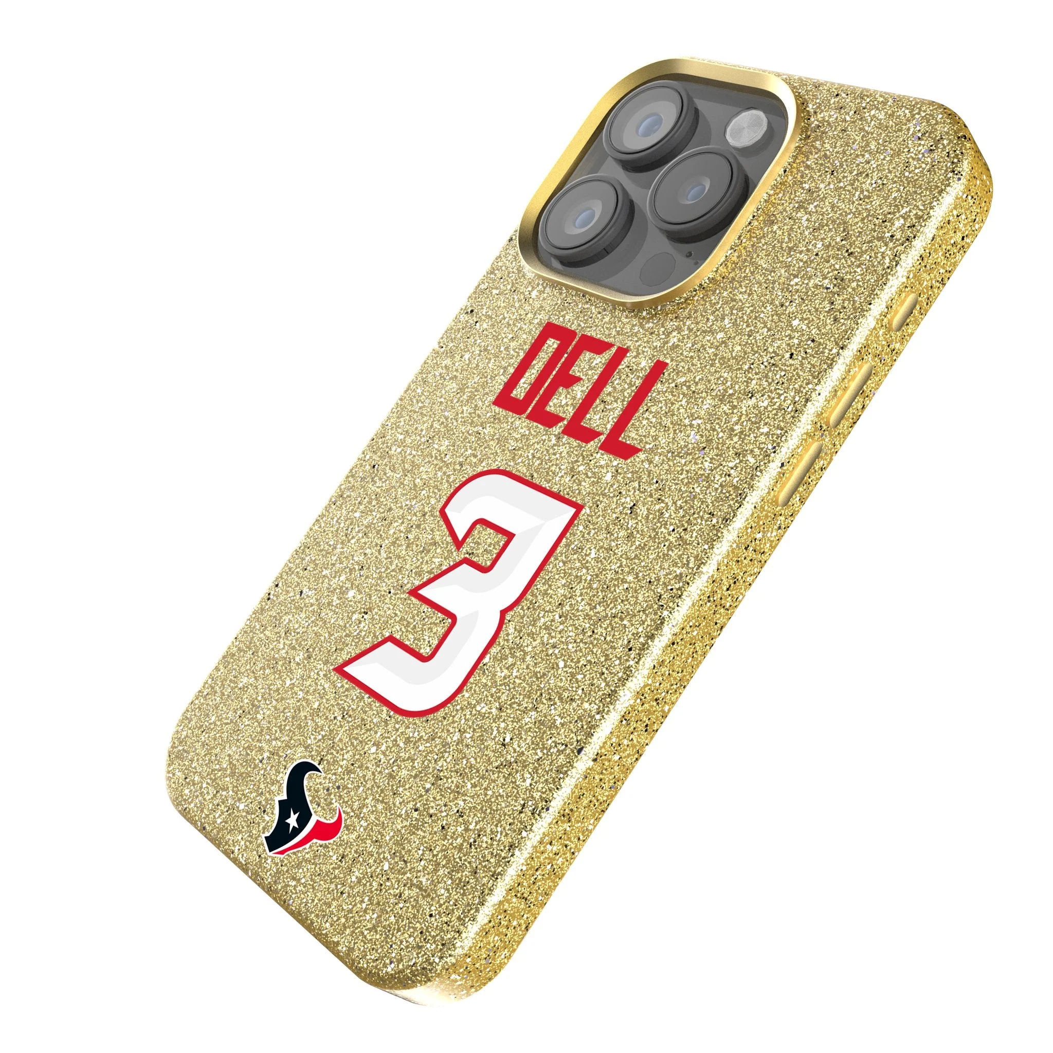 Tank Dell Houston Texans 3 Ready Bling Phone Case - Image 2