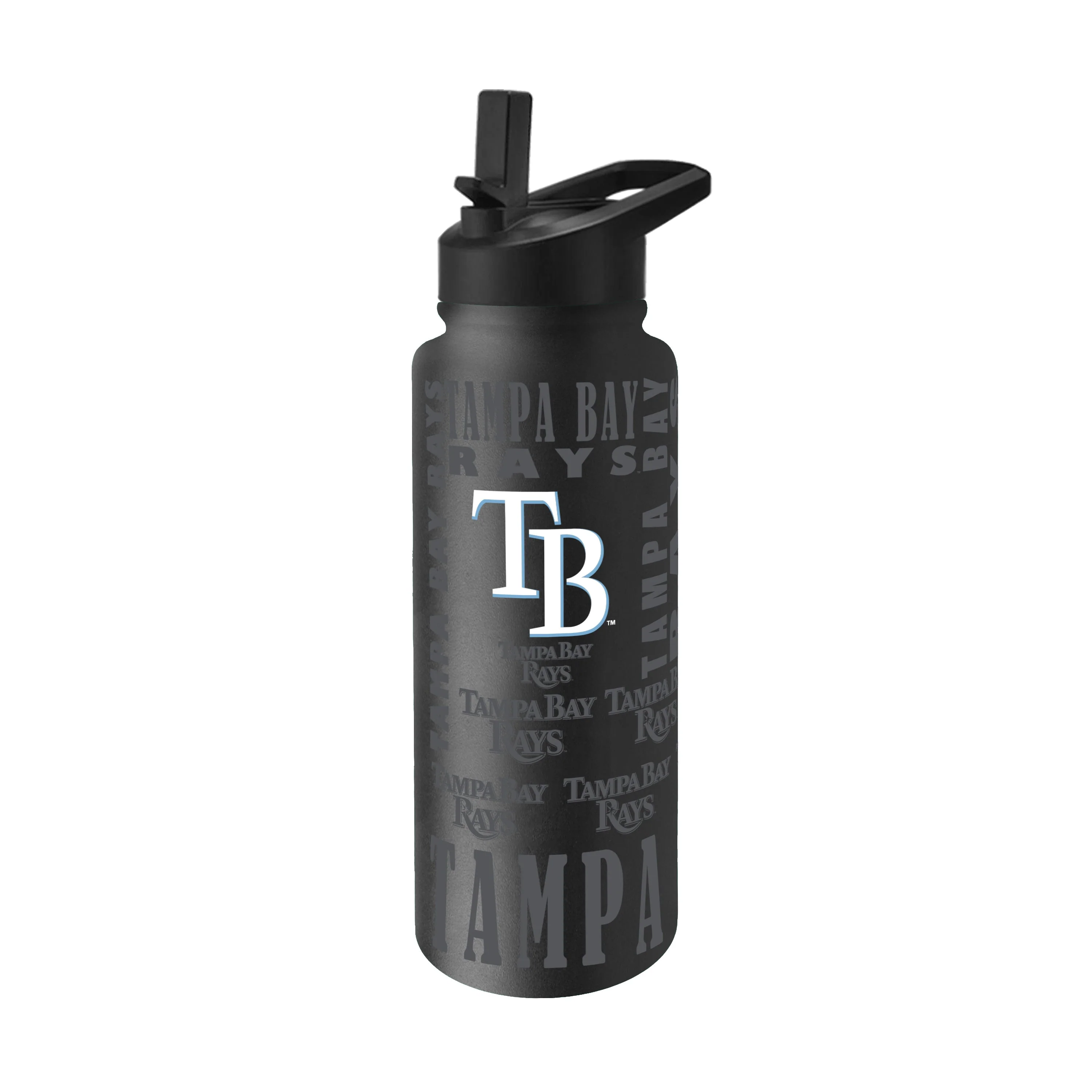 TB Rays 34oz Black Replay Quencher Bottle