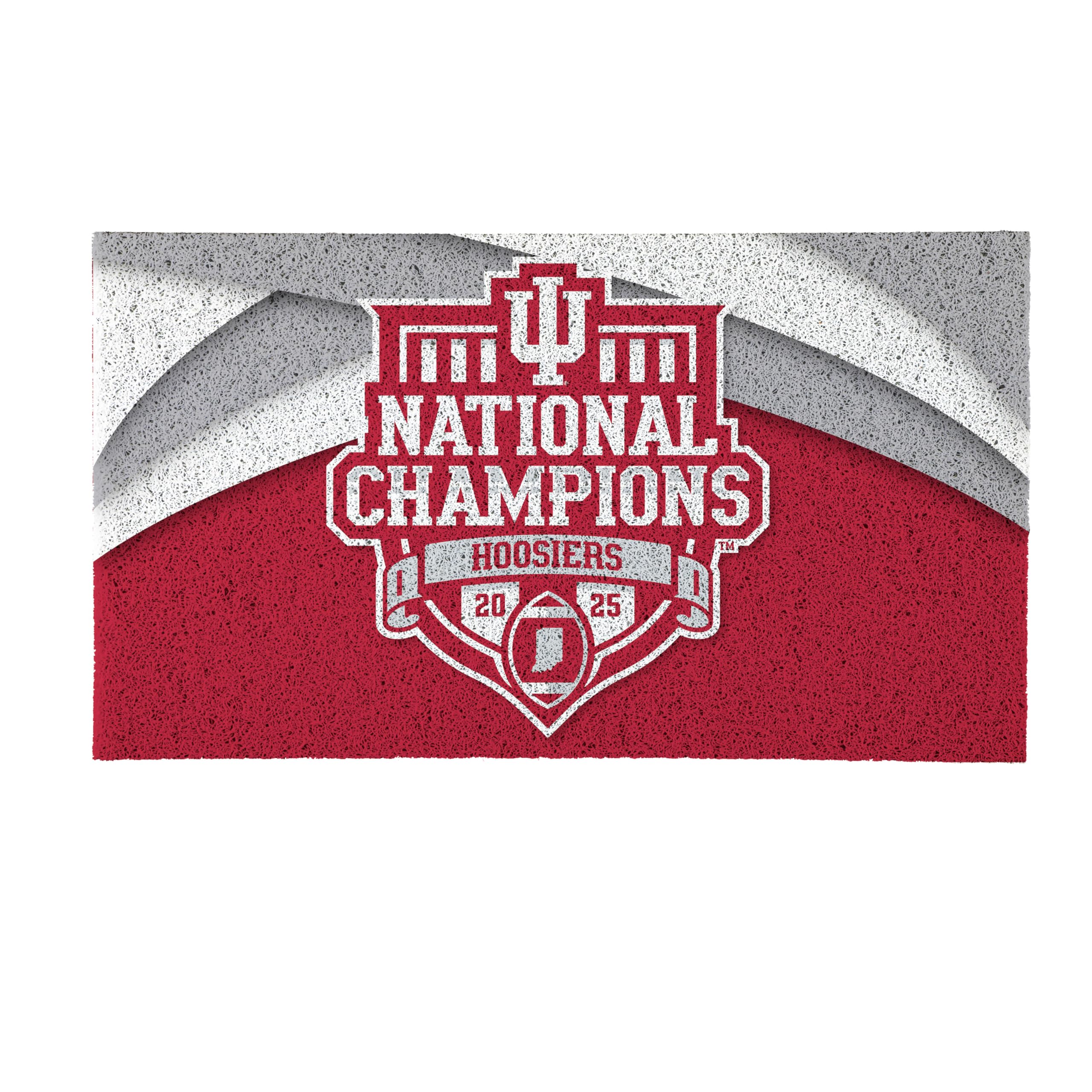 Team Sports America NCAA Indiana University Doormat, CFP National Champions 2025-26, 28x16 inches, Non-Slip Backing Turf Mat, Indoor and Outdoor Entrance Welcome Mats - Image 2