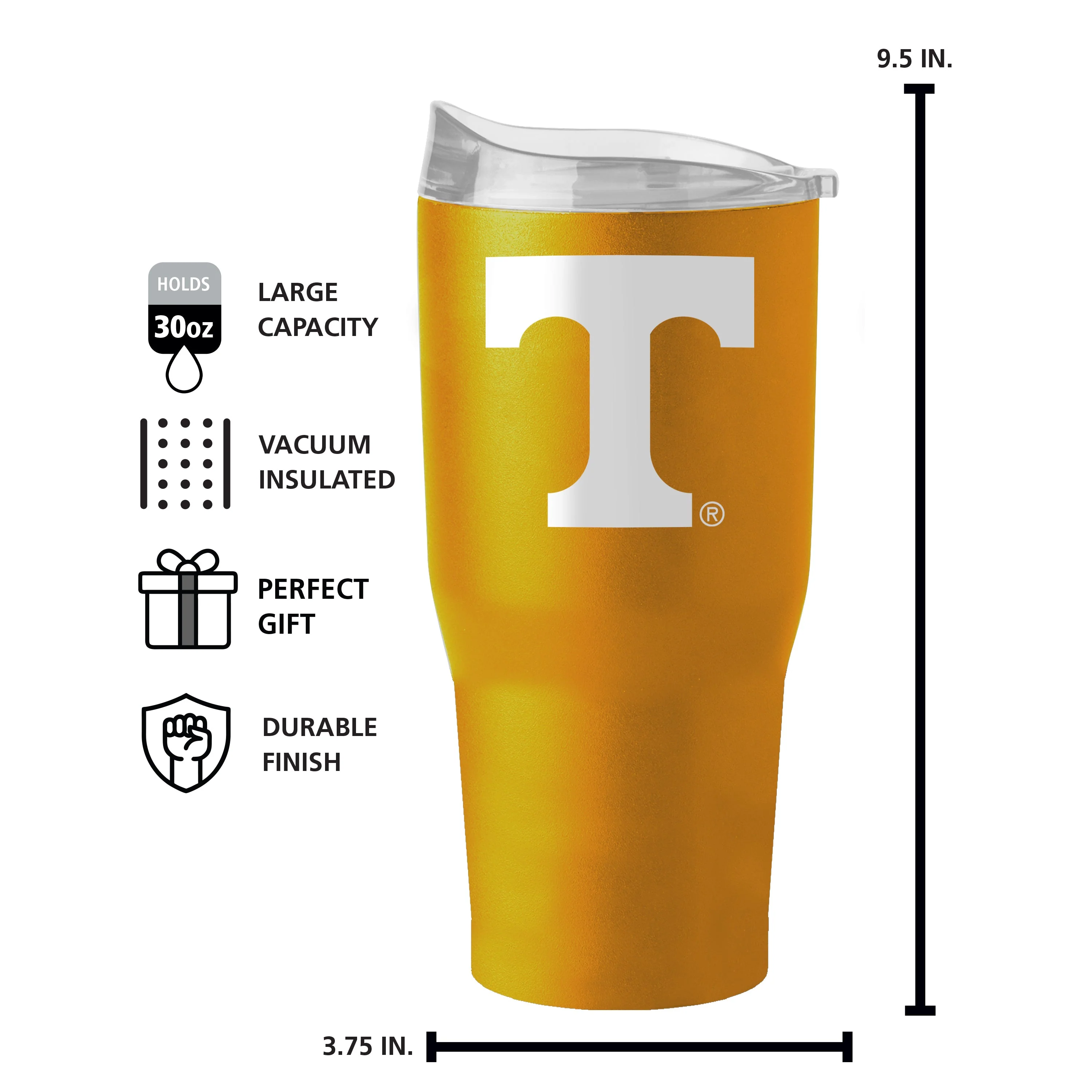 Tennessee 30oz Flipside Powder Coat Tumbler