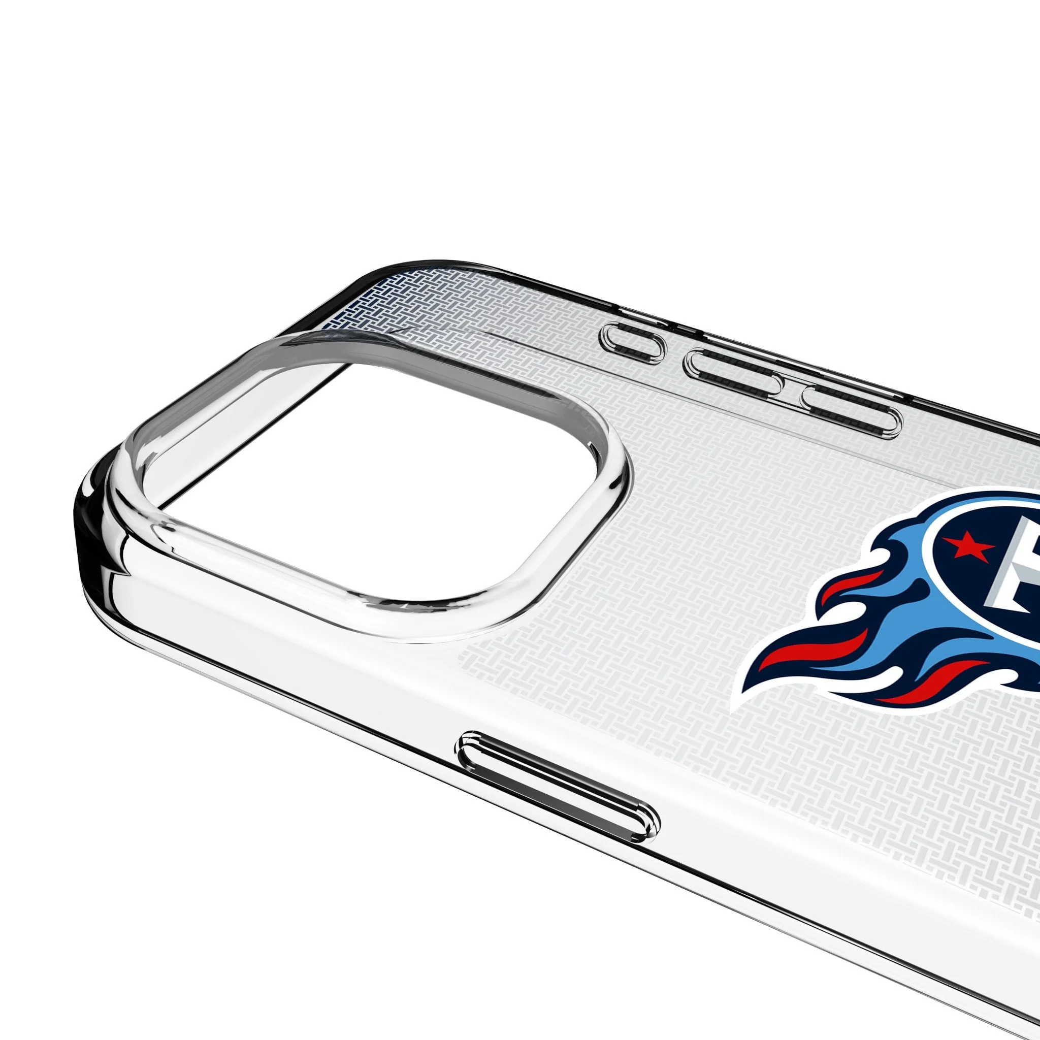 Tennessee Titans Linen Clear Phone Case for Apple iPhone - Image 3