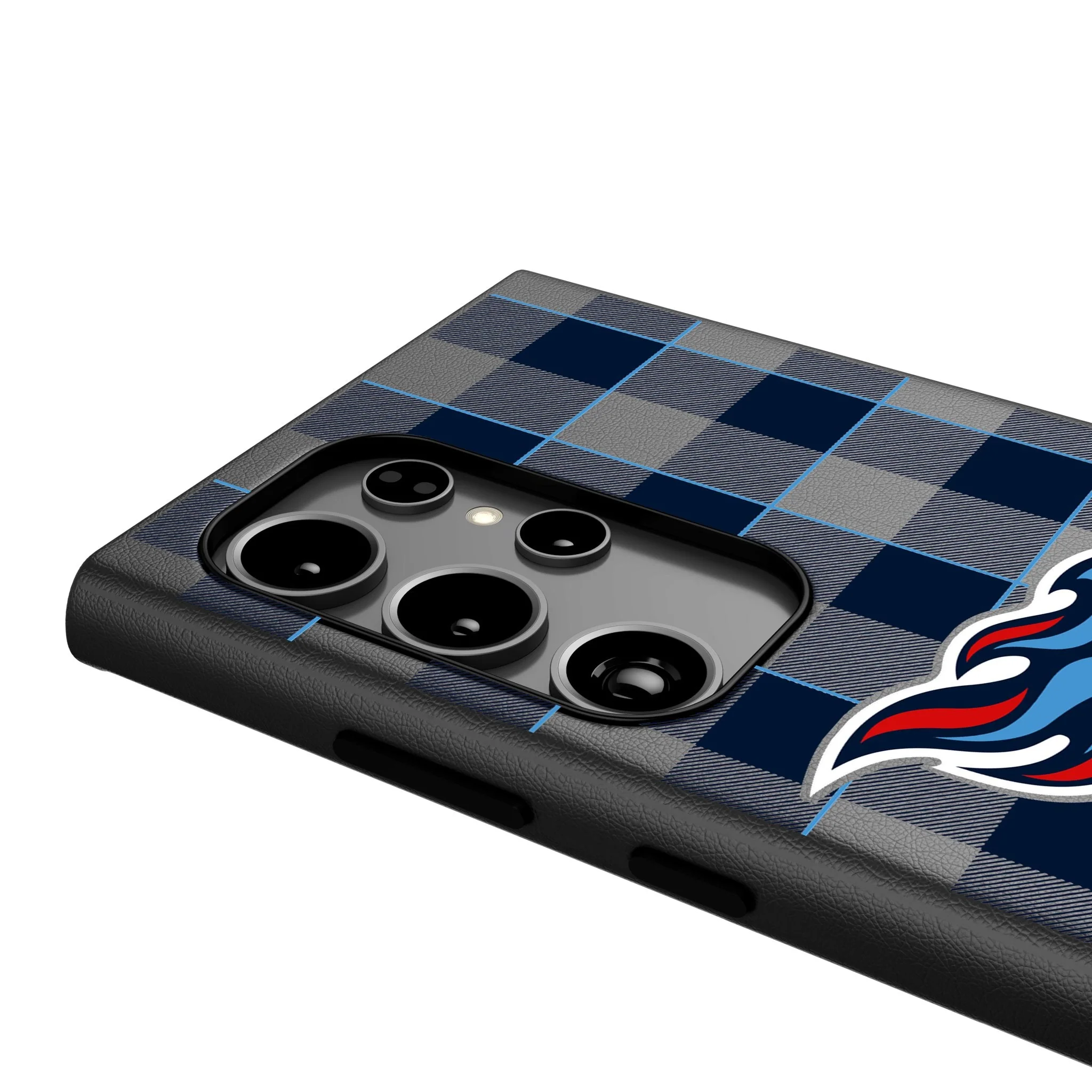 Tennessee Titans Plaid MagSafe Compatible Phone Case for Samsung Galaxy - Image 4