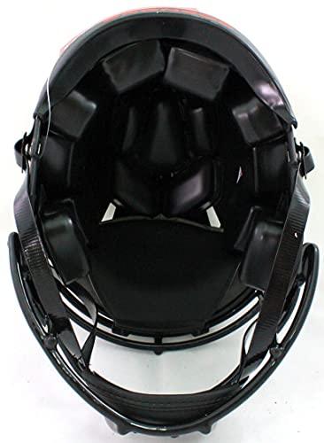 Terrell Davis Signed Broncos Authentic Eclipse Speed Helmet w HOF- Beckett WSil - Image 2