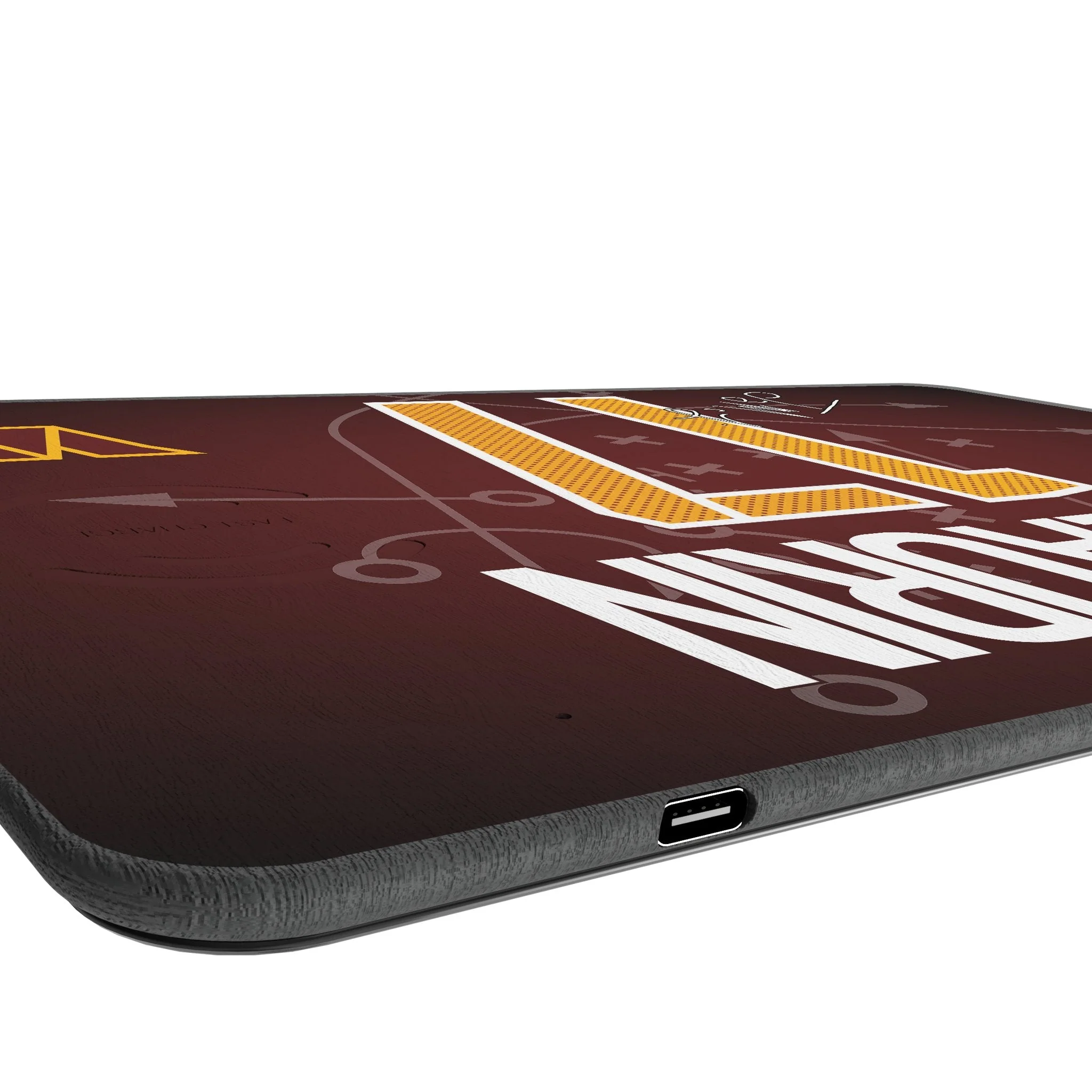 Terry McLaurin Washington Commanders 17 Game Tactic 15-Watt Wireless Charger and Mouse Pad - Image 3