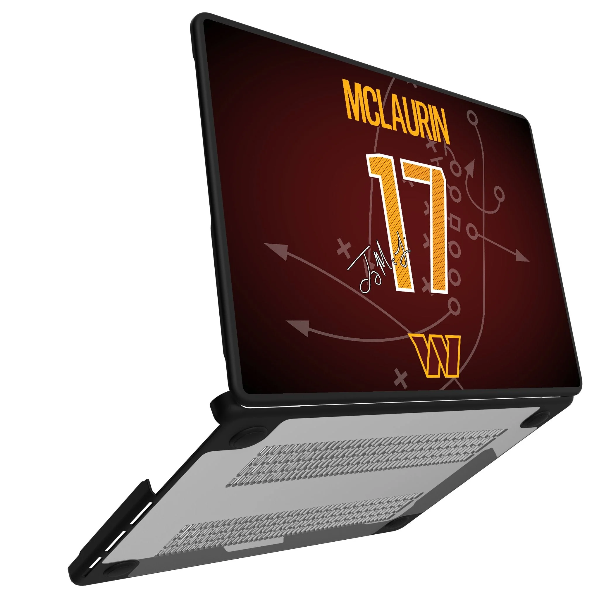 Terry McLaurin Washington Commanders 17 Game Tactic Laptop Case for Apple MacBook - Image 2
