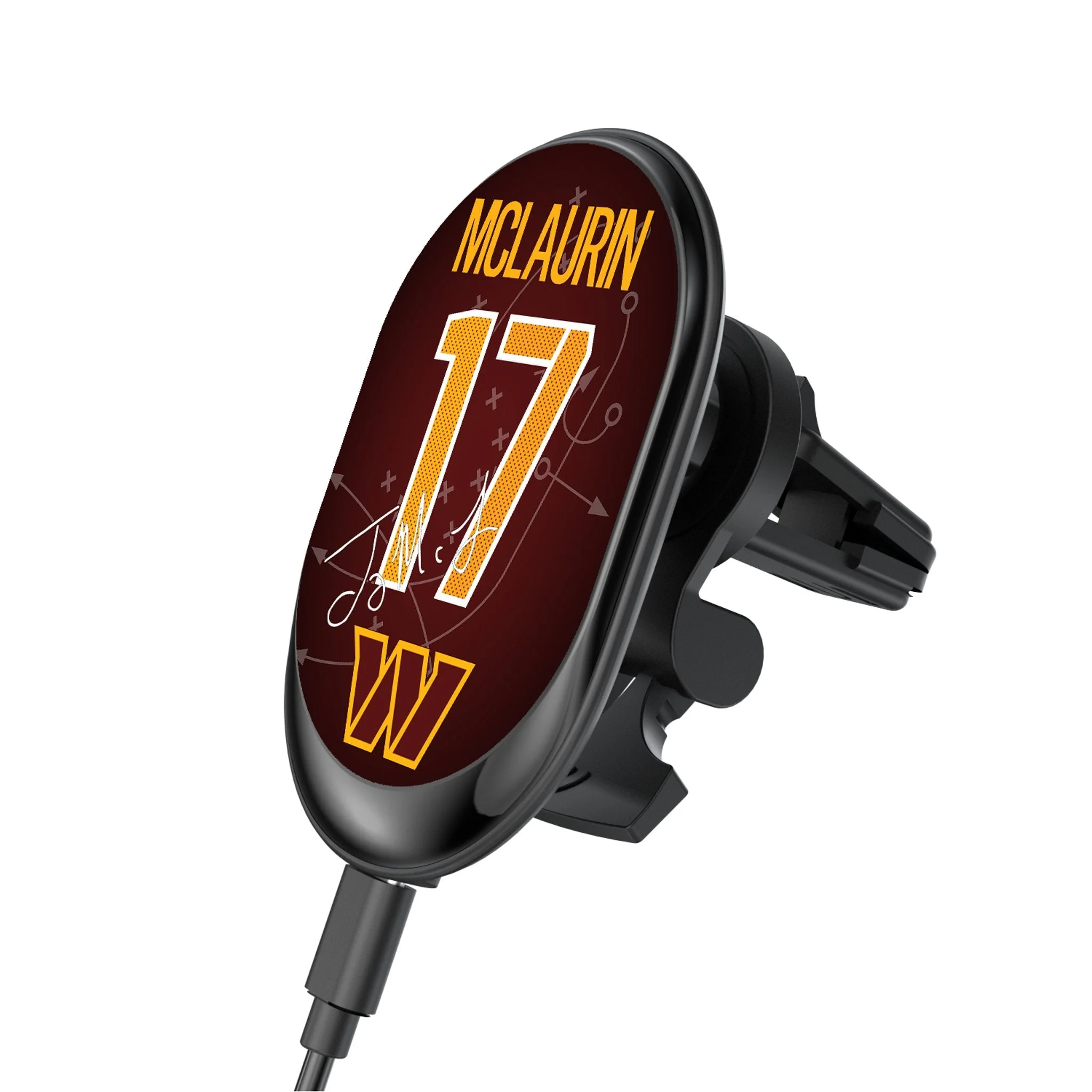 Terry McLaurin Washington Commanders 17 Ready Wireless Mag Car Charger