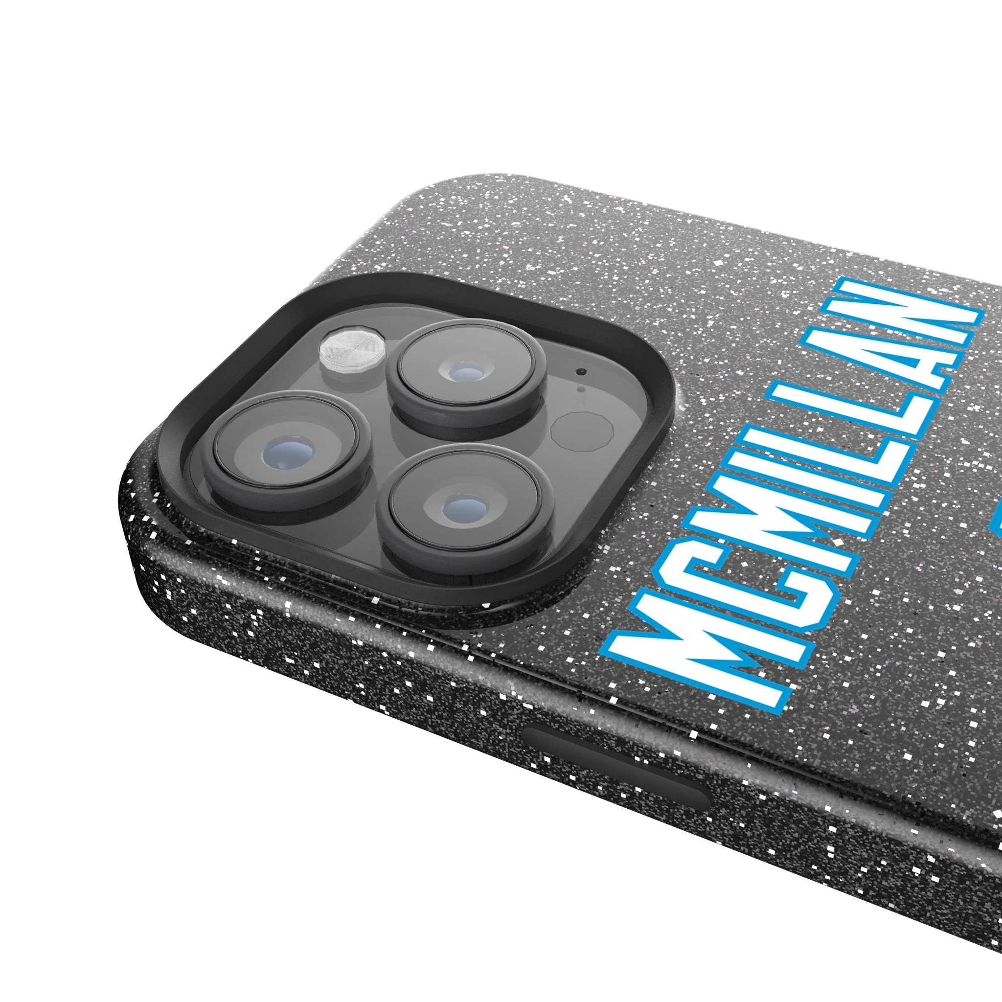 Tetairoa McMillan Carolina Panthers 4 Game Tactic Bling Phone Case for Apple iPhone - Image 4
