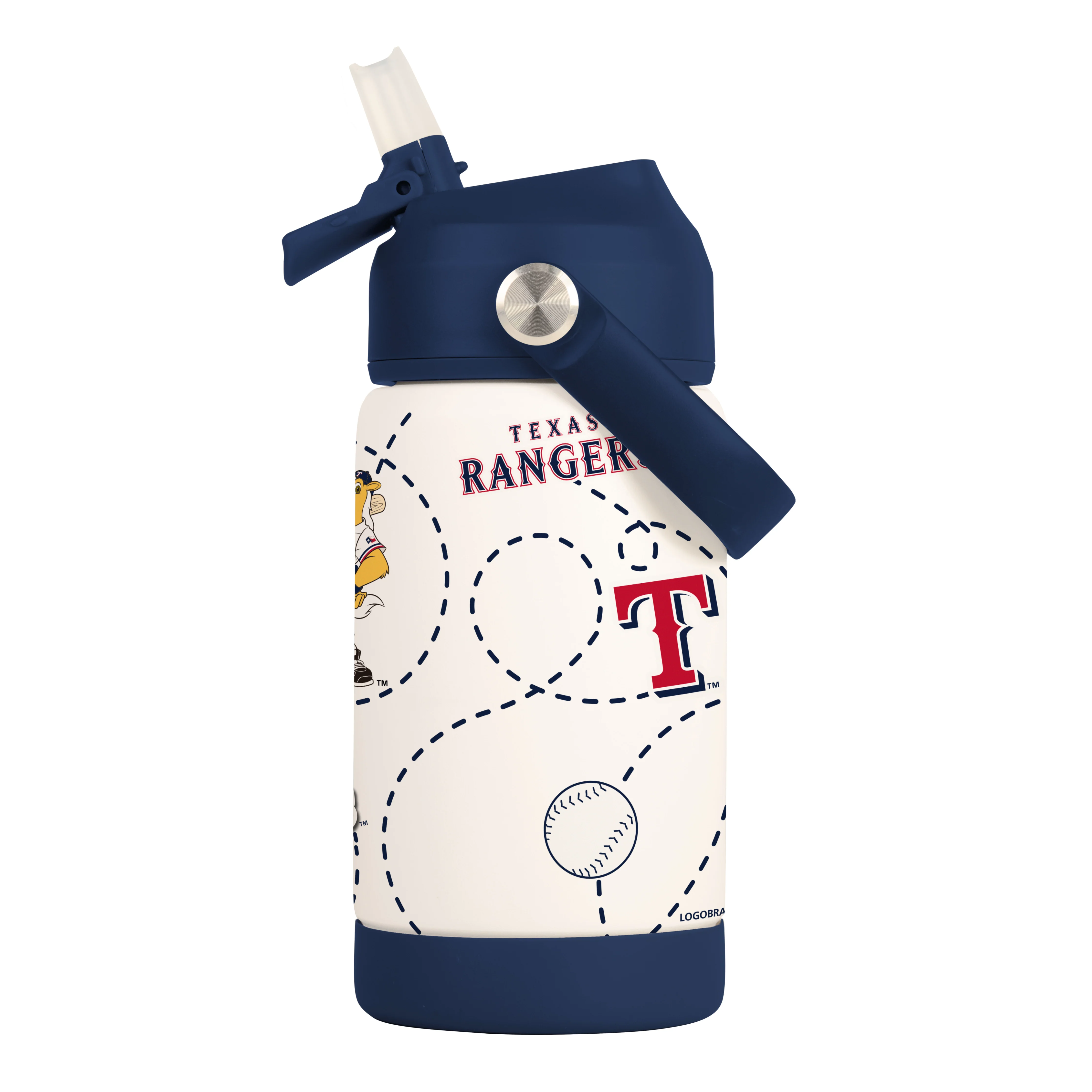 Texas Rangers 12oz Mascot SS Kids Bottle - Image 2