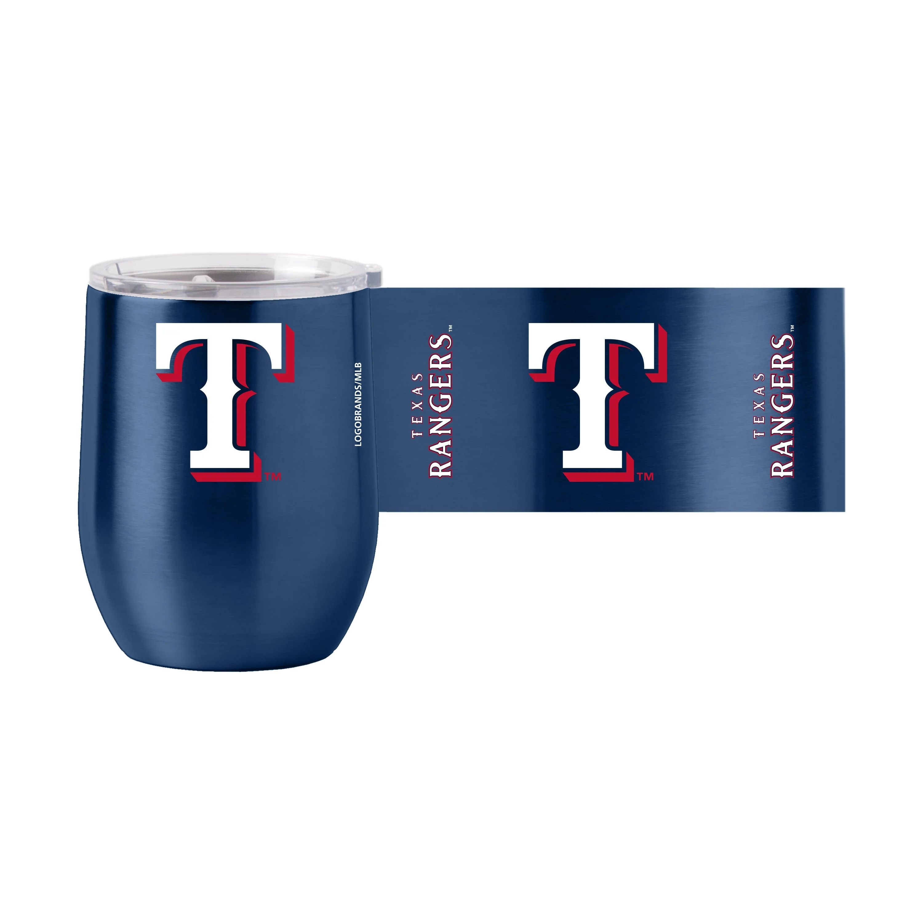 Texas Rangers 16oz Gameday Stainless Curved Beverage - Image 2