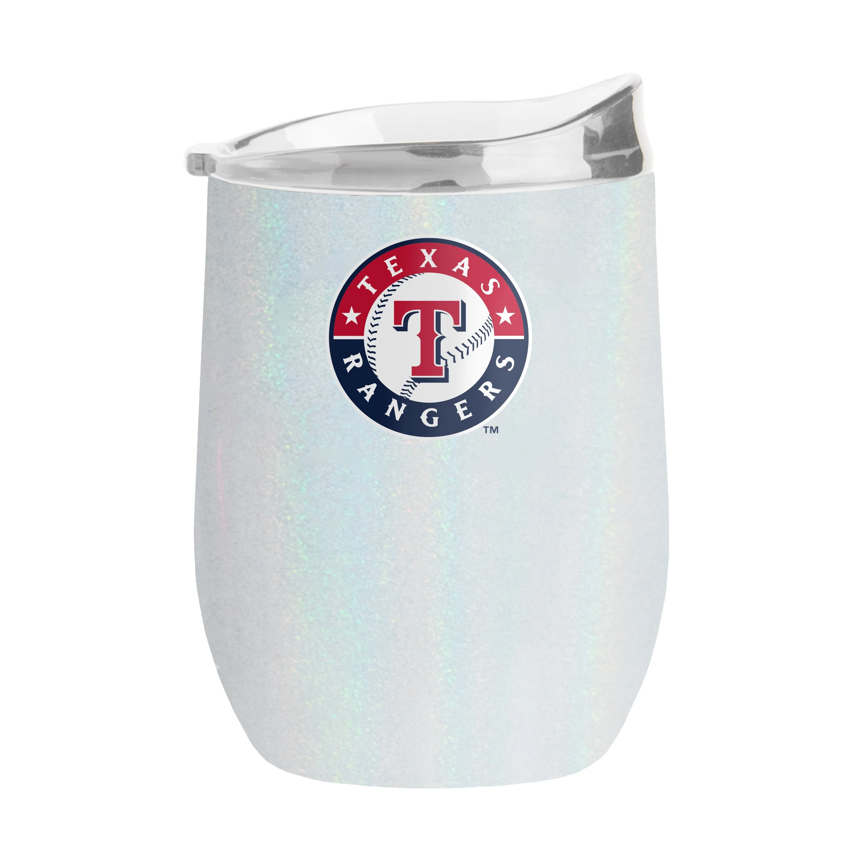 Texas Rangers 16oz Iridescent Curved Beverage - Image 2