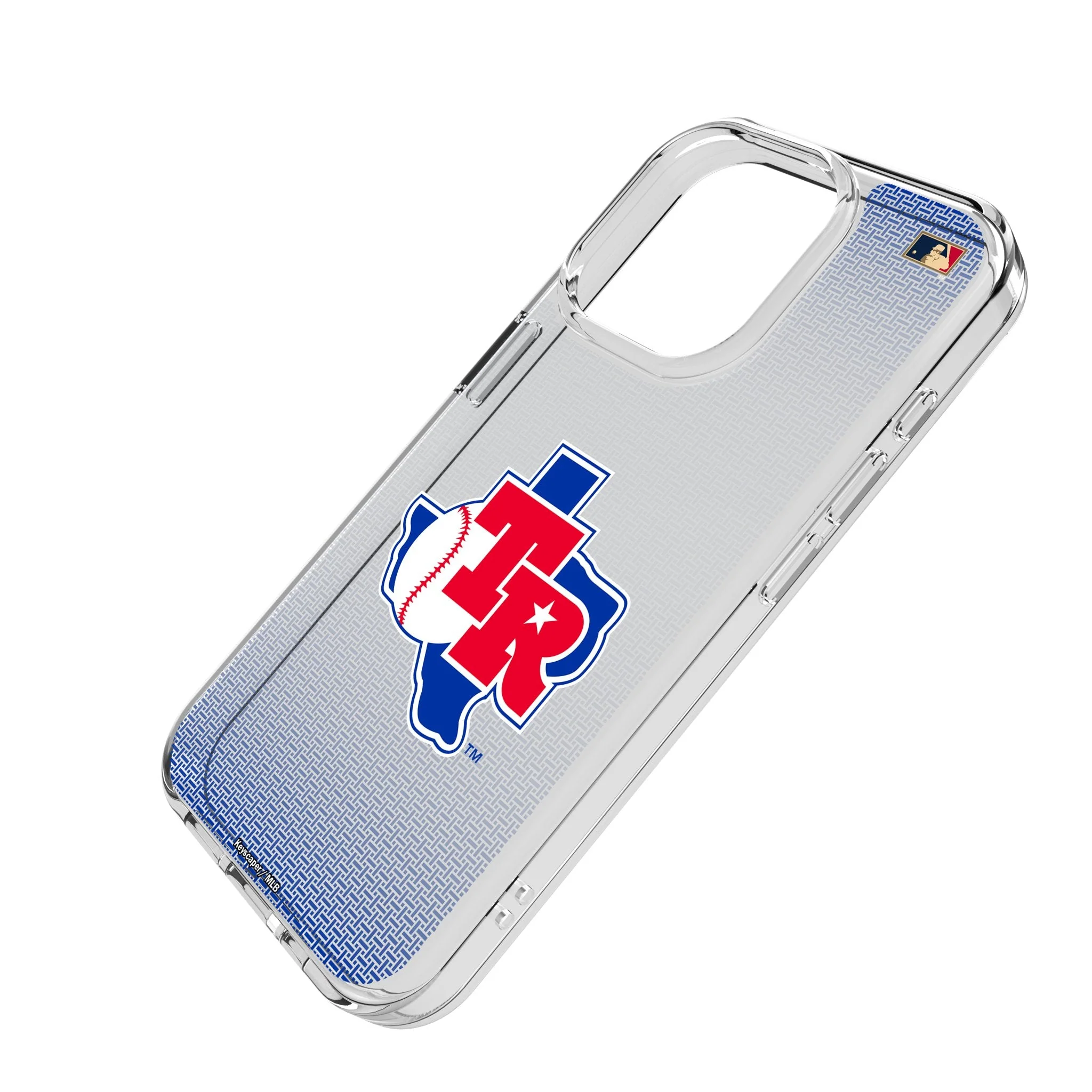 Texas Rangers 1981-1983 - Cooperstown Collection Linen Clear Phone Case for Apple iPhone - Image 2