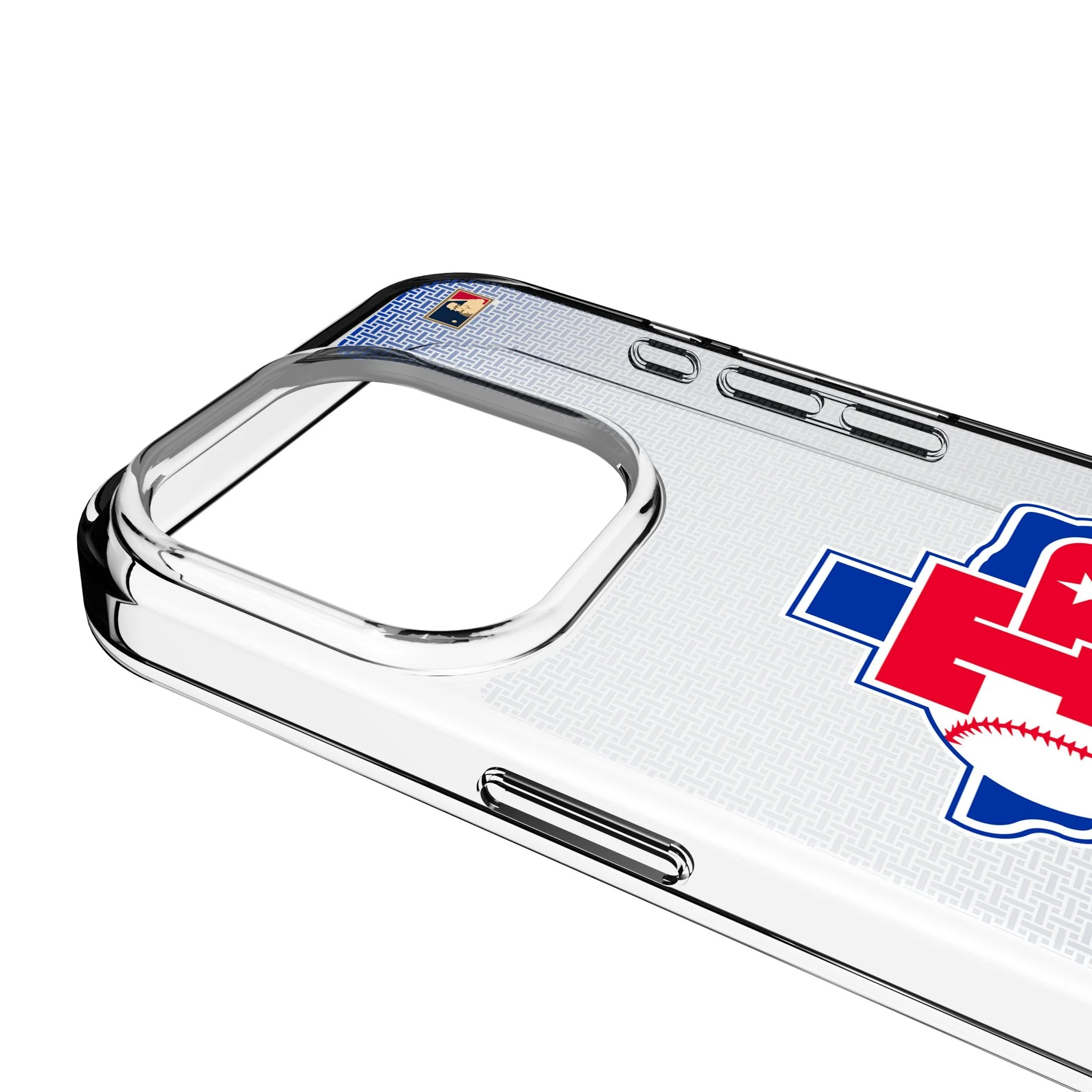 Texas Rangers 1981-1983 - Cooperstown Collection Linen Clear Phone Case for Apple iPhone - Image 3