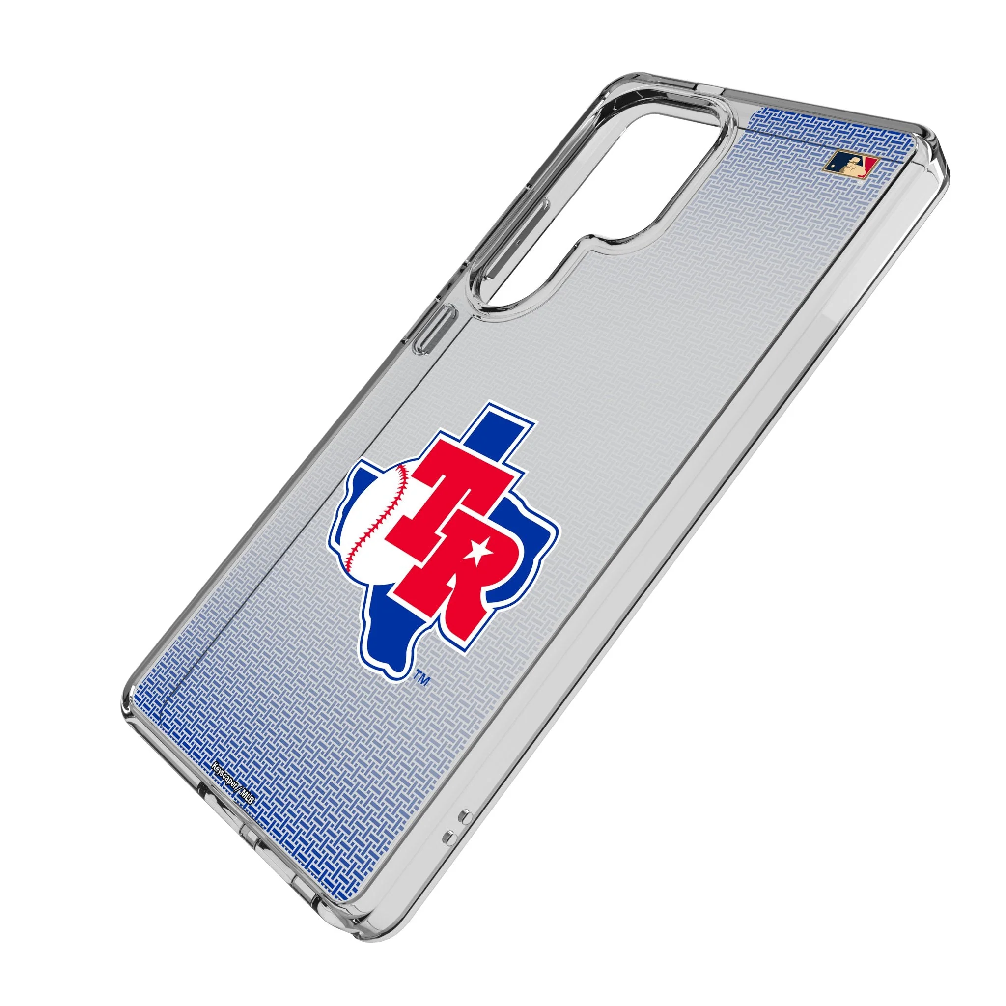 Texas Rangers 1981-1983 - Cooperstown Collection Linen Clear Phone Case for Samsung Galaxy - Image 2