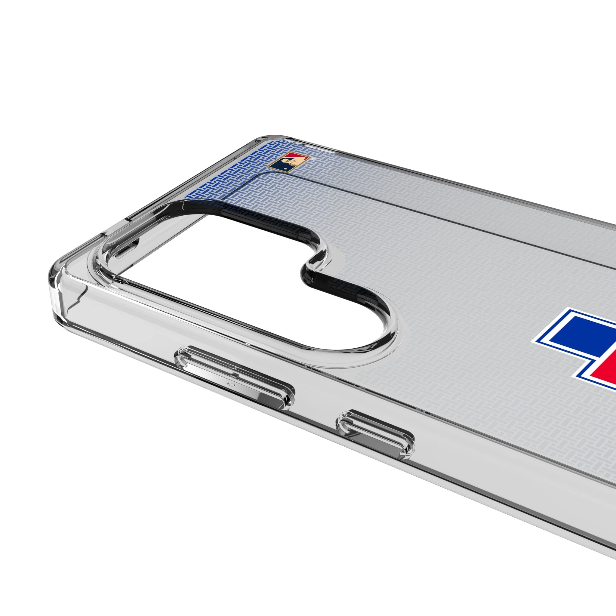 Texas Rangers 1981-1983 - Cooperstown Collection Linen Clear Phone Case for Samsung Galaxy - Image 3