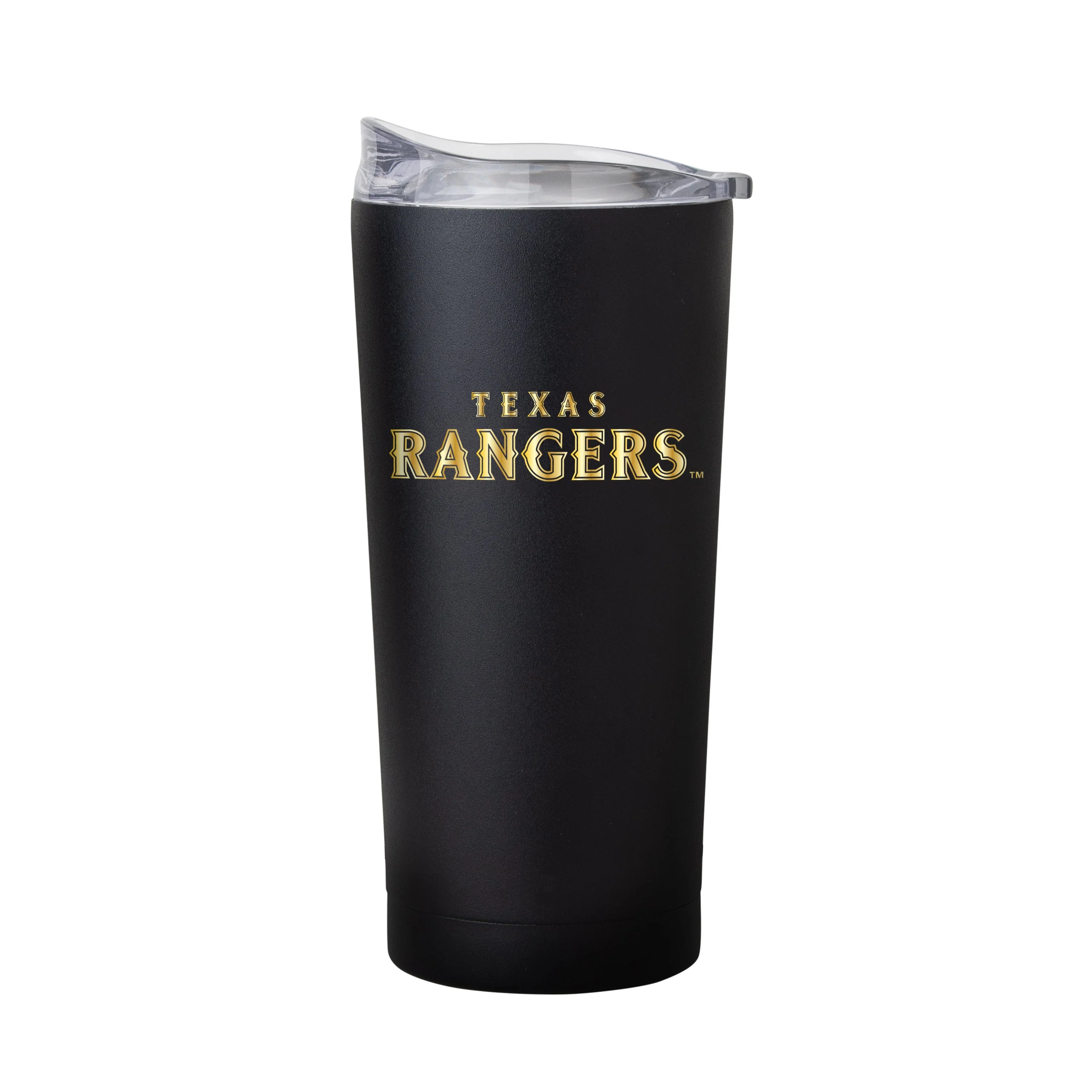 Texas Rangers 20oz Foil Black Powder Coat Tumbler - Image 2