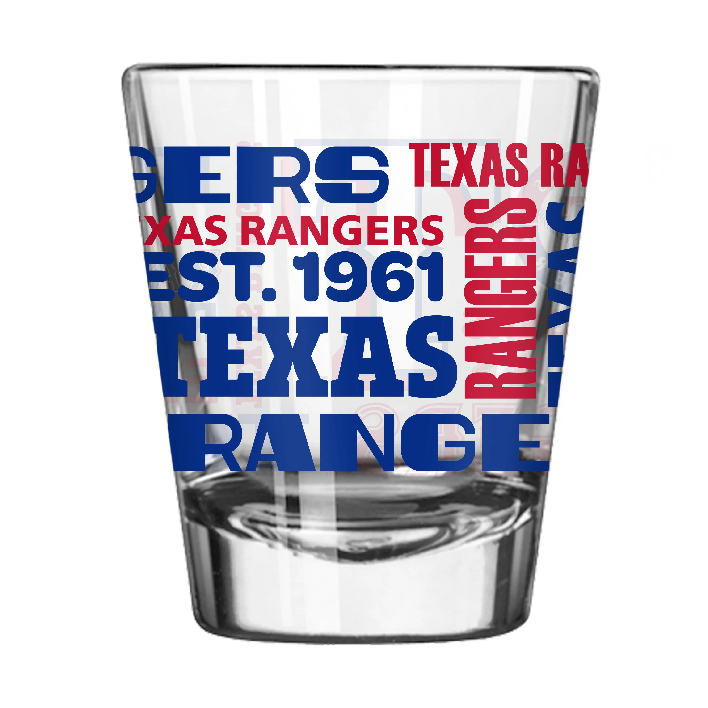 Texas Rangers 2oz Spirit Shot Glass