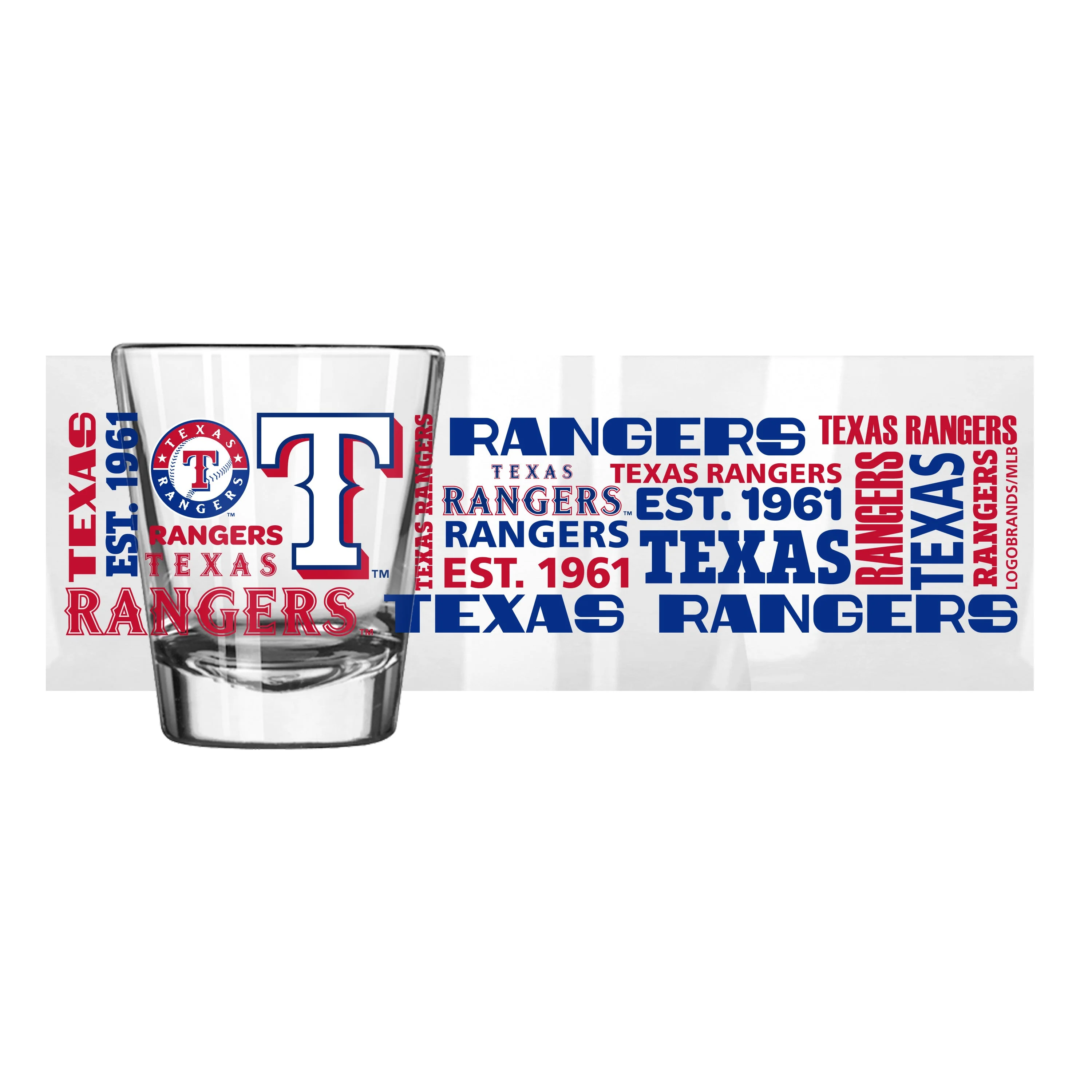 Texas Rangers 2oz Spirit Shot Glass - Image 2