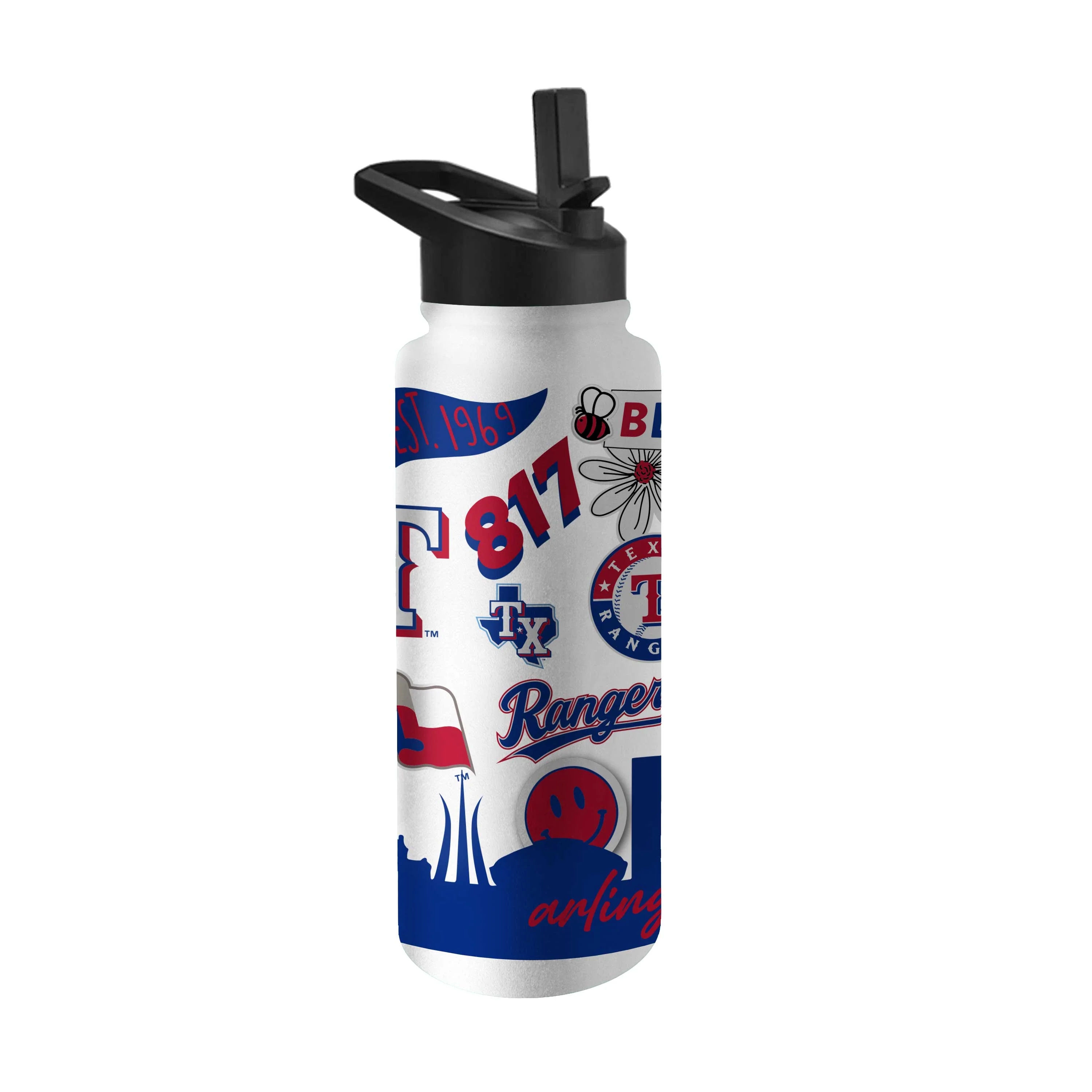 Texas Rangers 34oz Native Quencher Bottle - Image 2