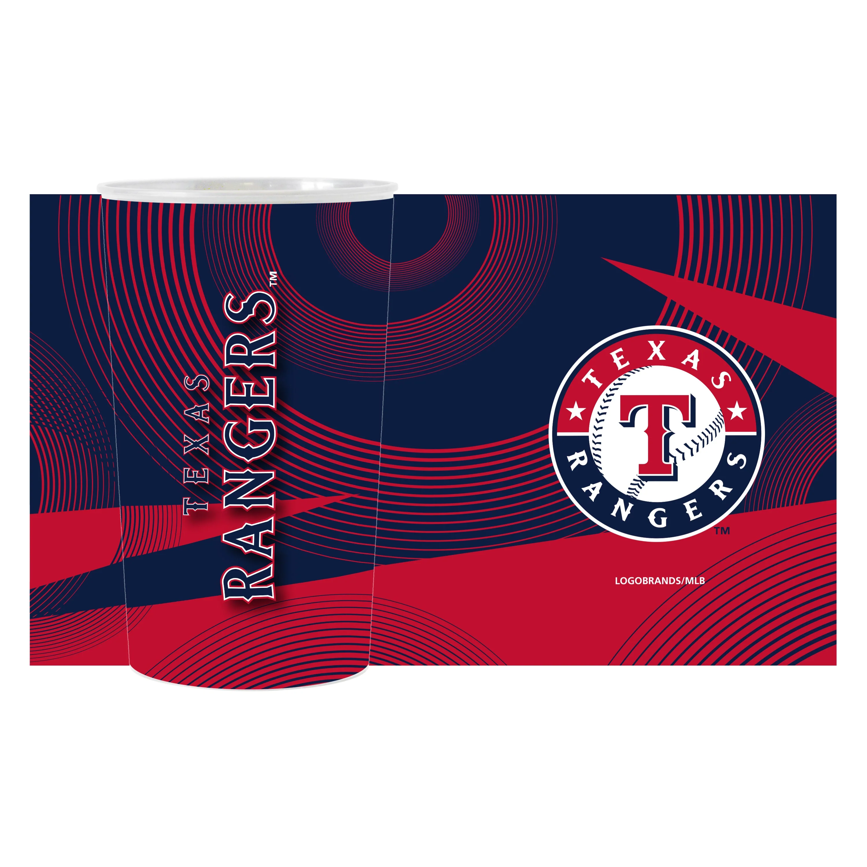 Texas Rangers 4pk Geometric 22oz Hardwall Cup - Image 2
