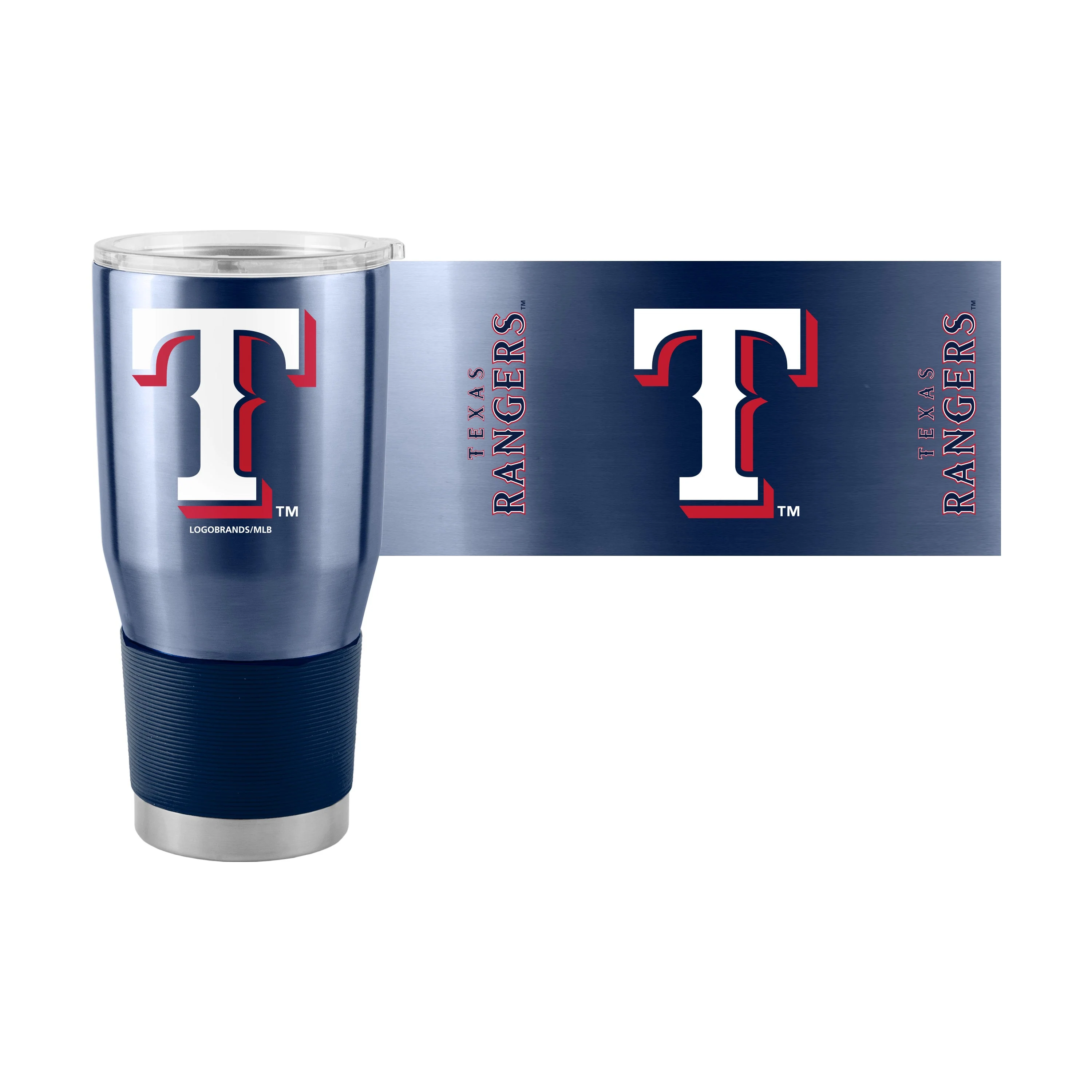 Texas Rangers Alt Sleeve 30oz Gameday Stainless Tumbler - Image 3