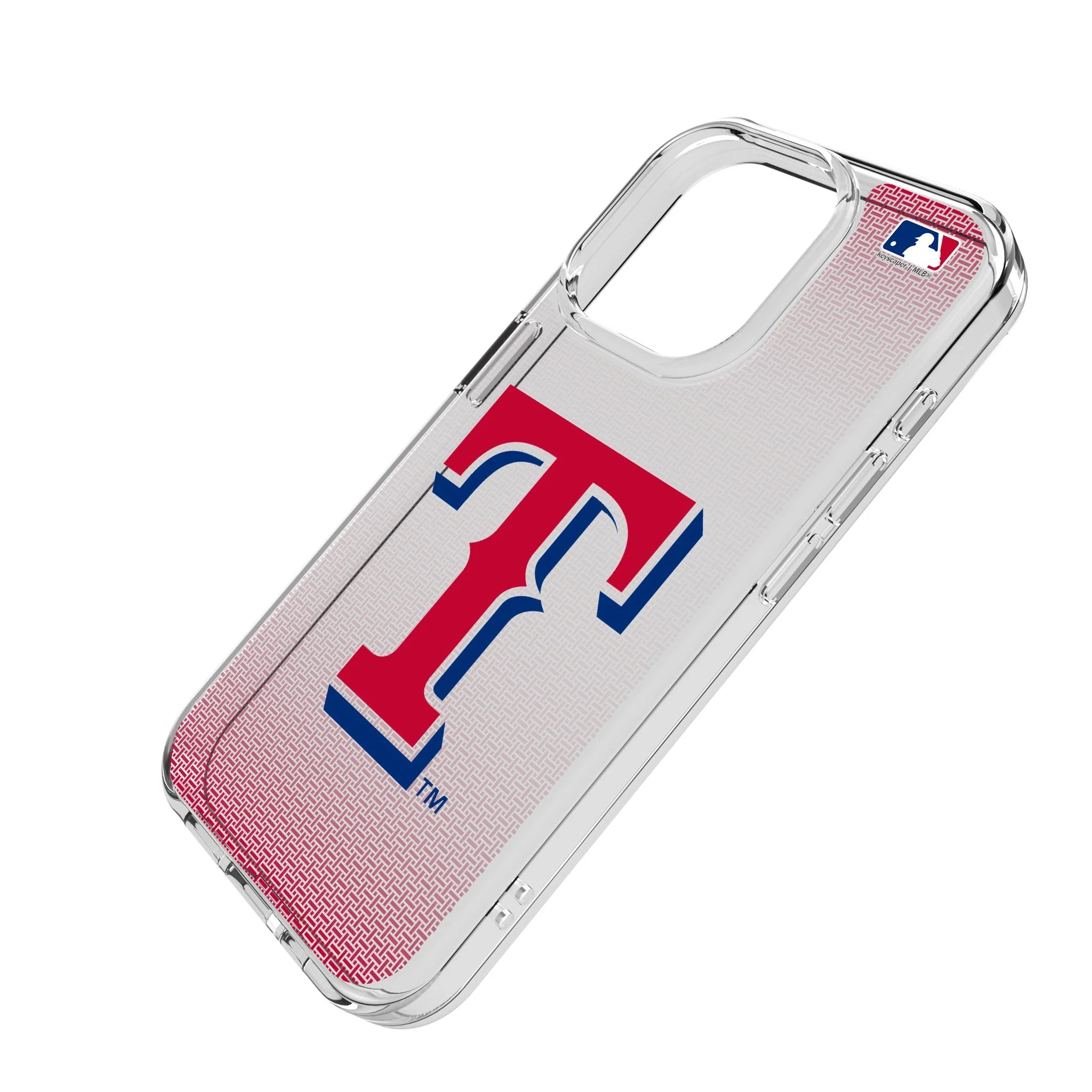 Texas Rangers Linen Clear Phone Case for Apple iPhone - Image 2